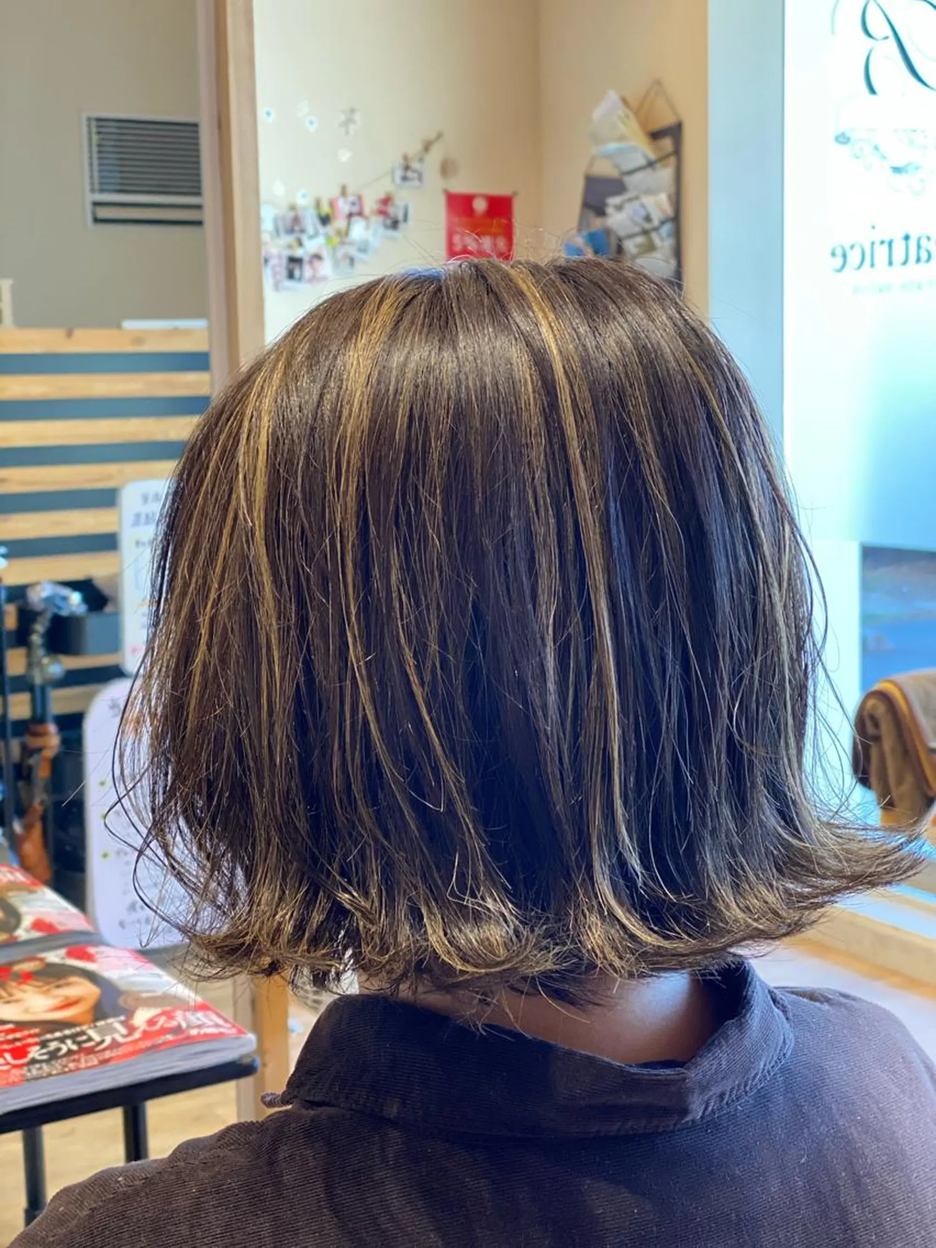 ミディアム カラー 関口 友行のヘアスタイル