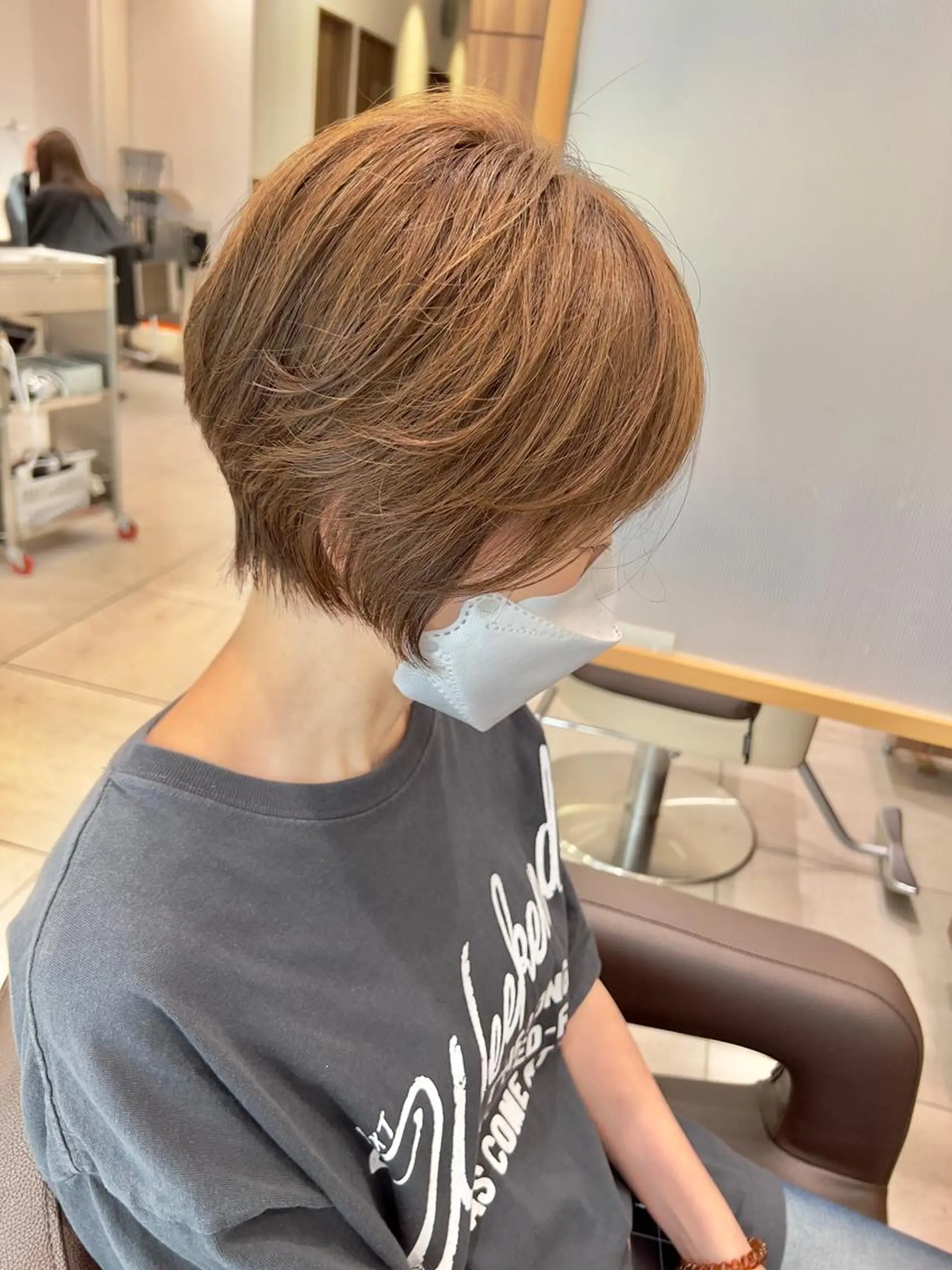 ショート カット ヘアカラー トリートメント 大人ショート/ 高下将一のヘアスタイル