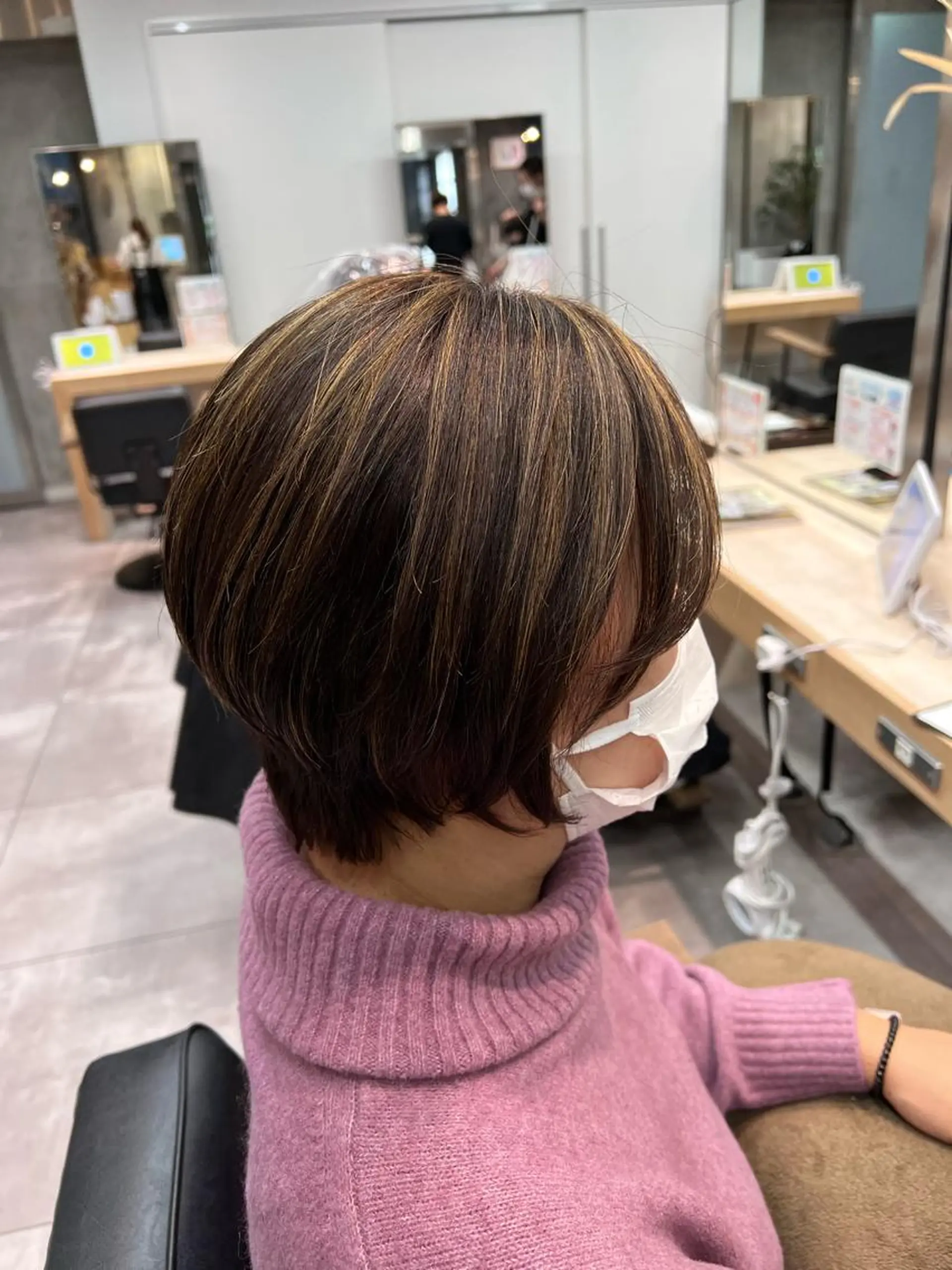 ショート カラー 🌞レイヤー×カラー 前川那津美🌞のヘアスタイル