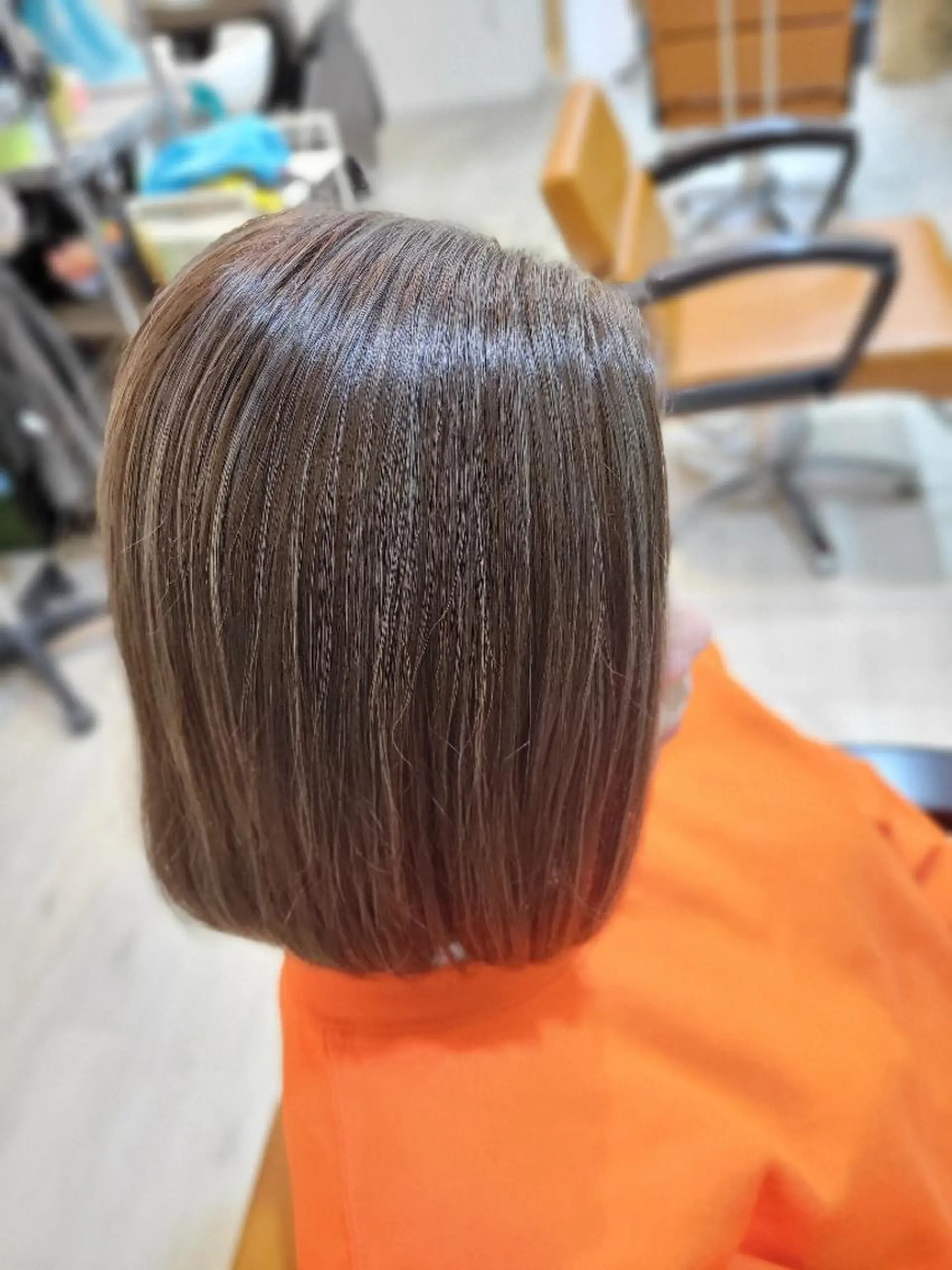 ミディアム カラー ブリーチ 透明感カラー ハイライトカラー ハイライト カット ヘアカラー ハイライト/カラー ⭐中村真冬のヘアスタイル