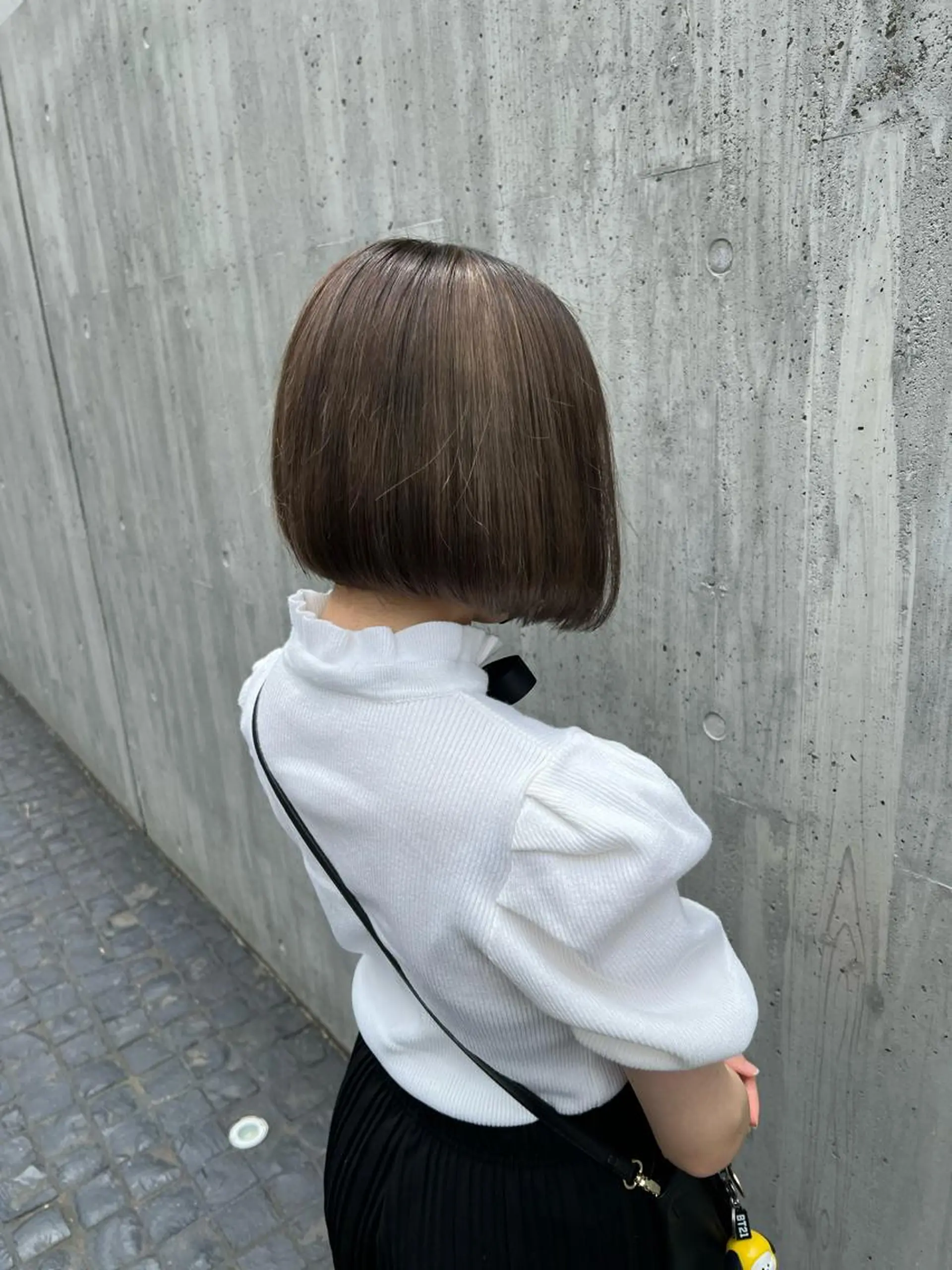 ショート ボブ レイヤー/ボブパーマ /垢抜け/タクミのヘアスタイル