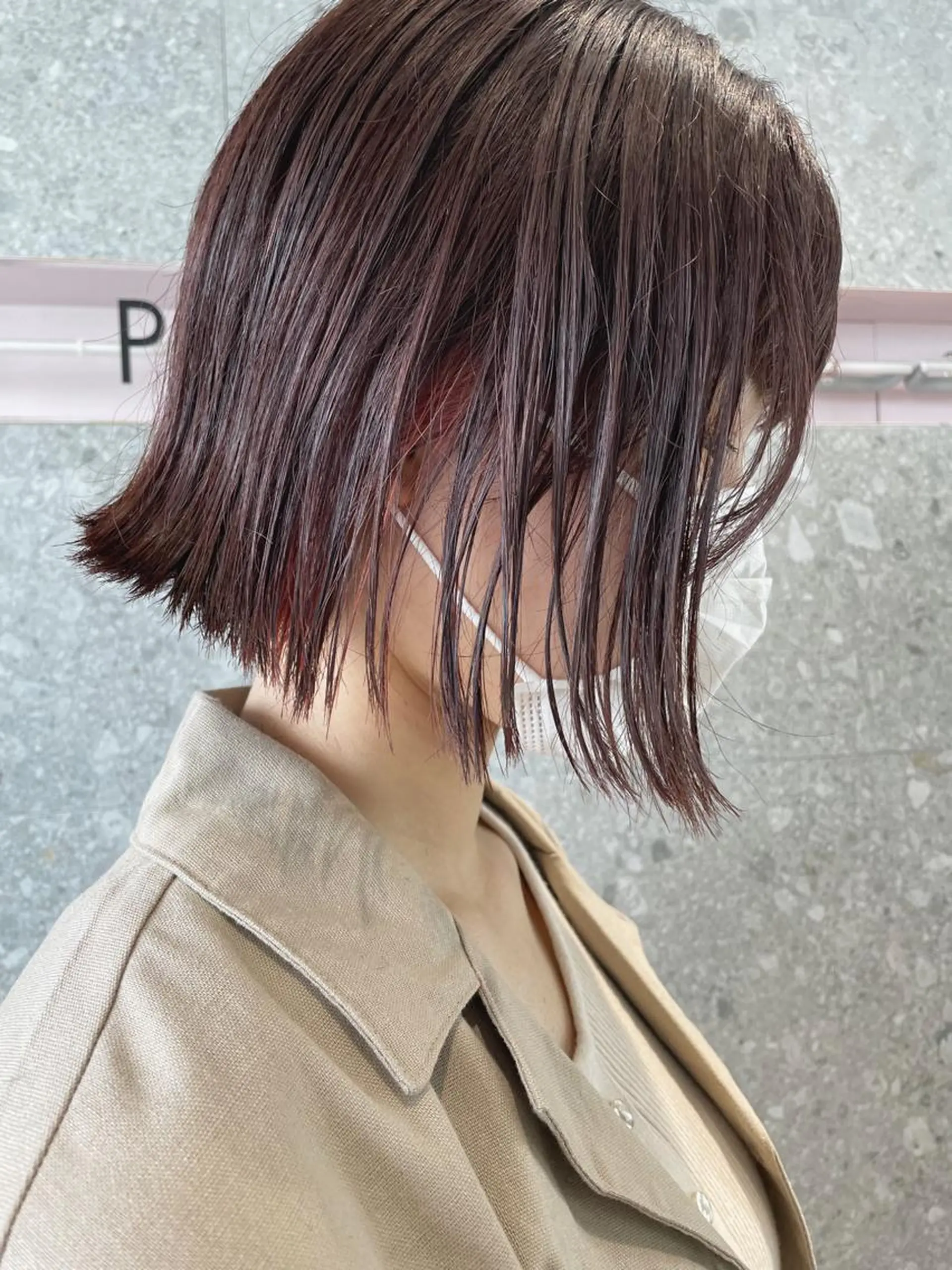 ショート カラー カット ヘアカラー トリートメント 山下 千明のヘアスタイル