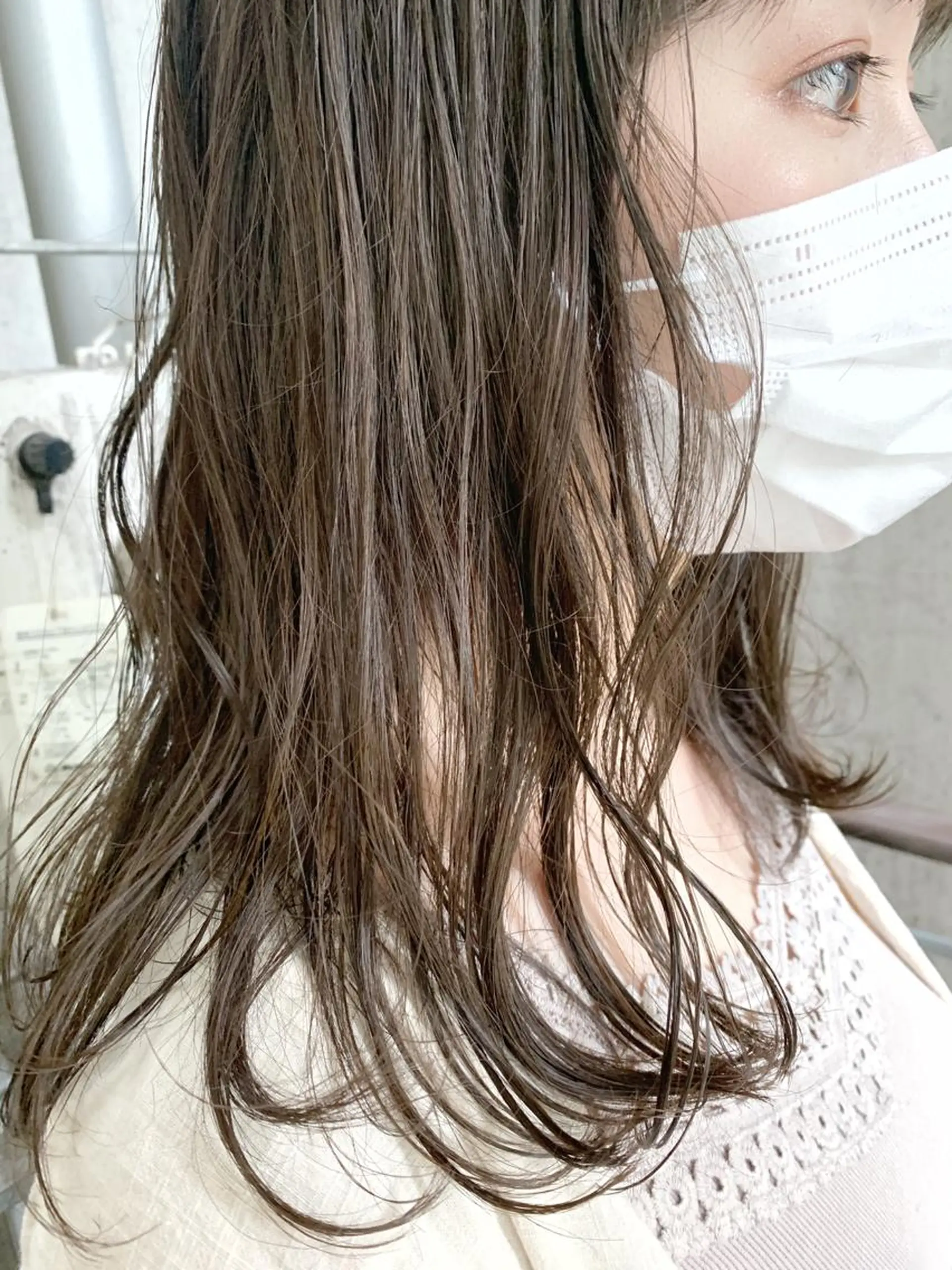 セミロング ヘアカラー フリーランス　美容師 cayocoのヘアスタイル