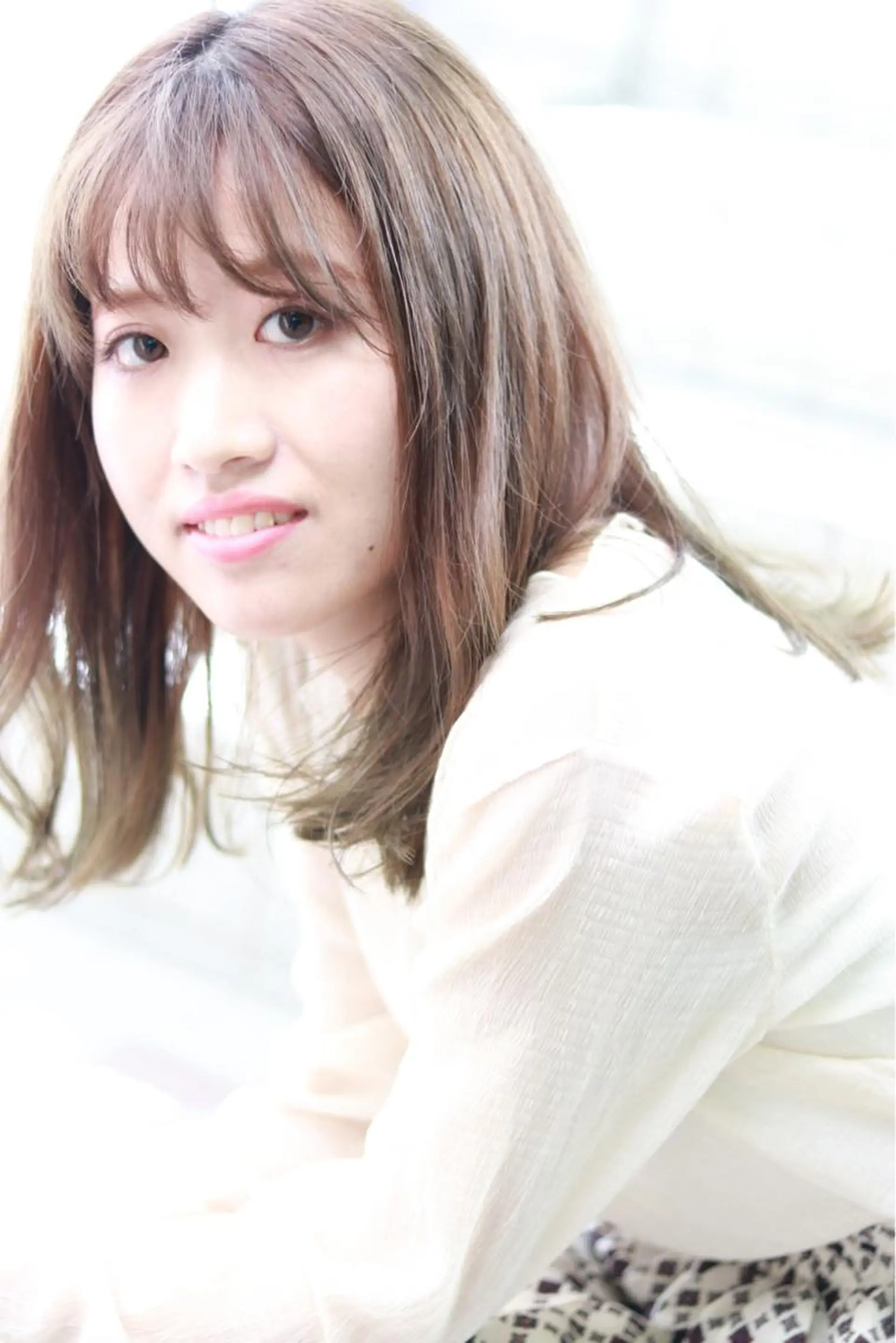 セミロング 杉若 利彦のヘアスタイル