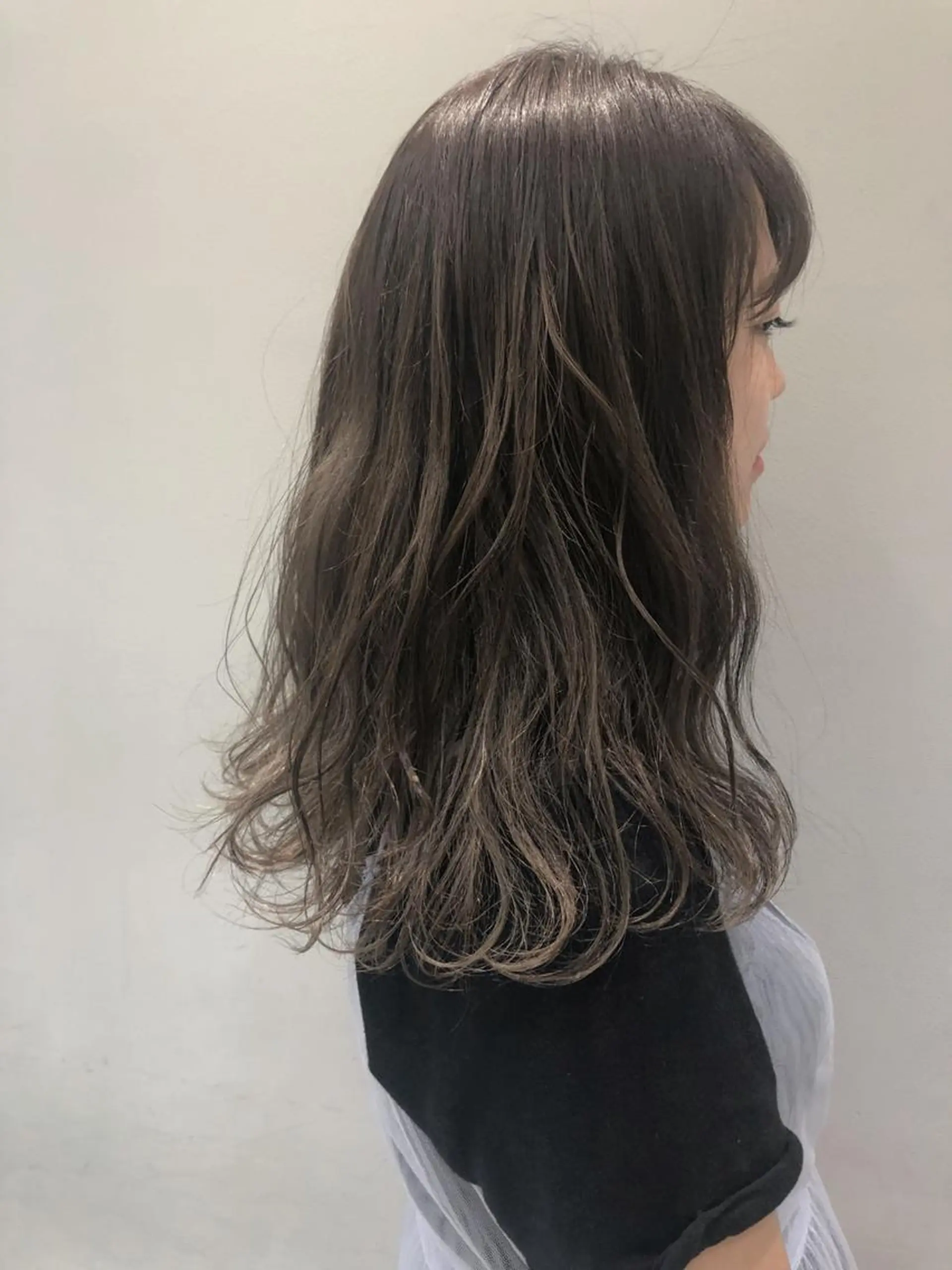 ミディアム 似合わせ艶髪カラー ❤️ハダユミのヘアスタイル