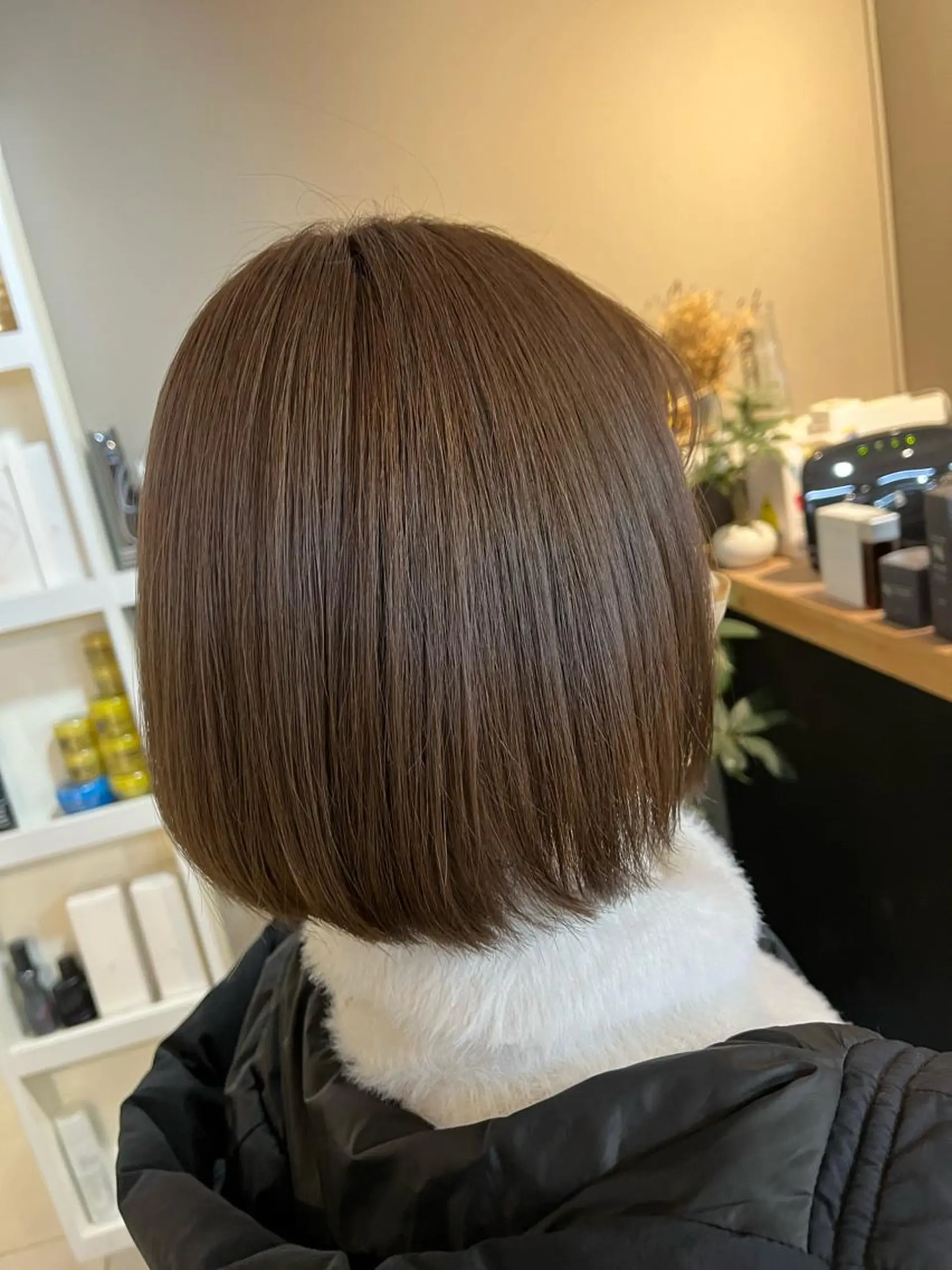 ショート カラー ヘアアレンジ 透明感カラー🤎 ゆりのヘアスタイル