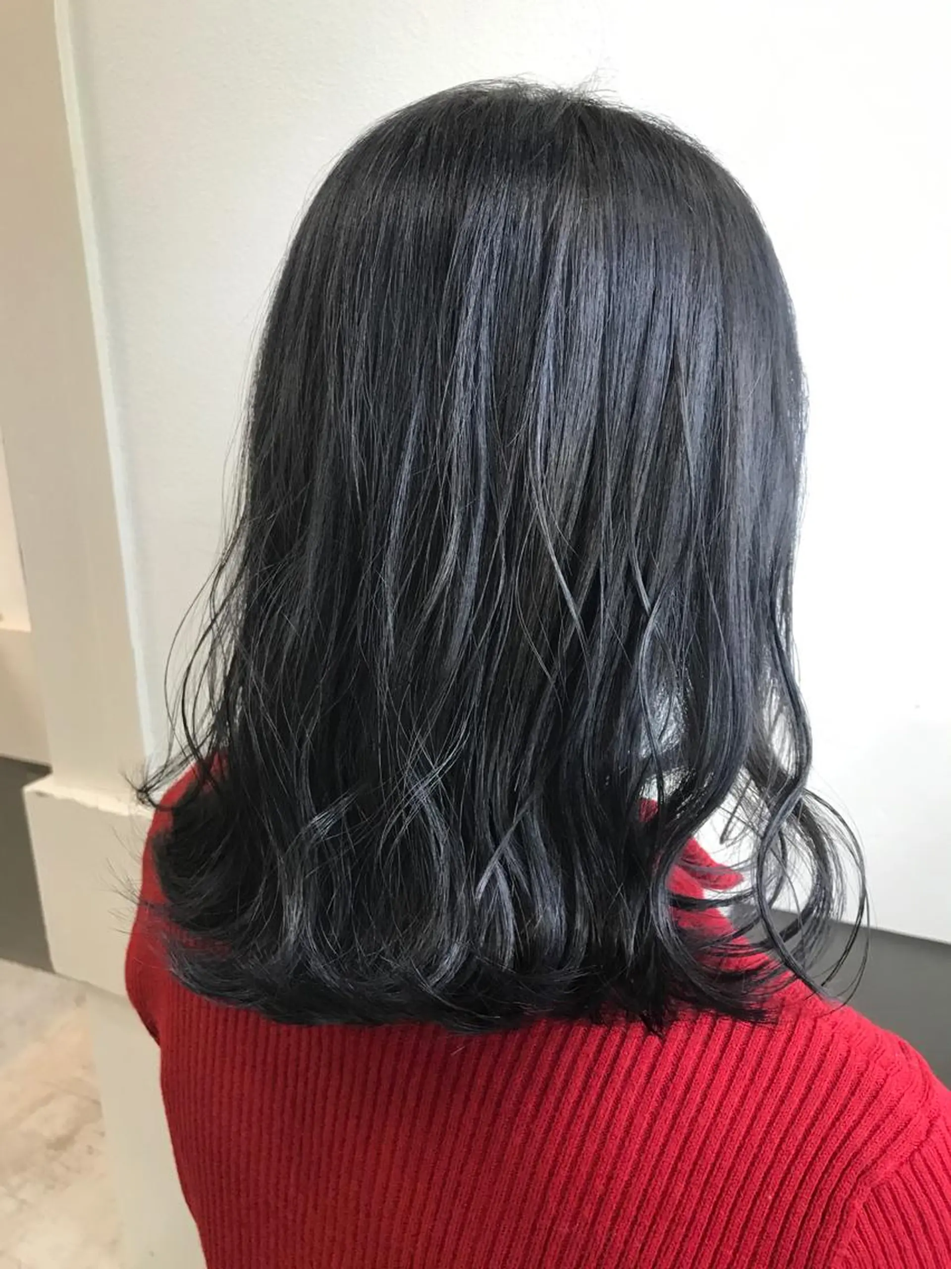 ショート カラー ヘアアレンジ ブルーカラー シルバー カット ヘアカラー トリートメント GiseL天神カラー 髪質改善/ブリーチのヘアスタイル