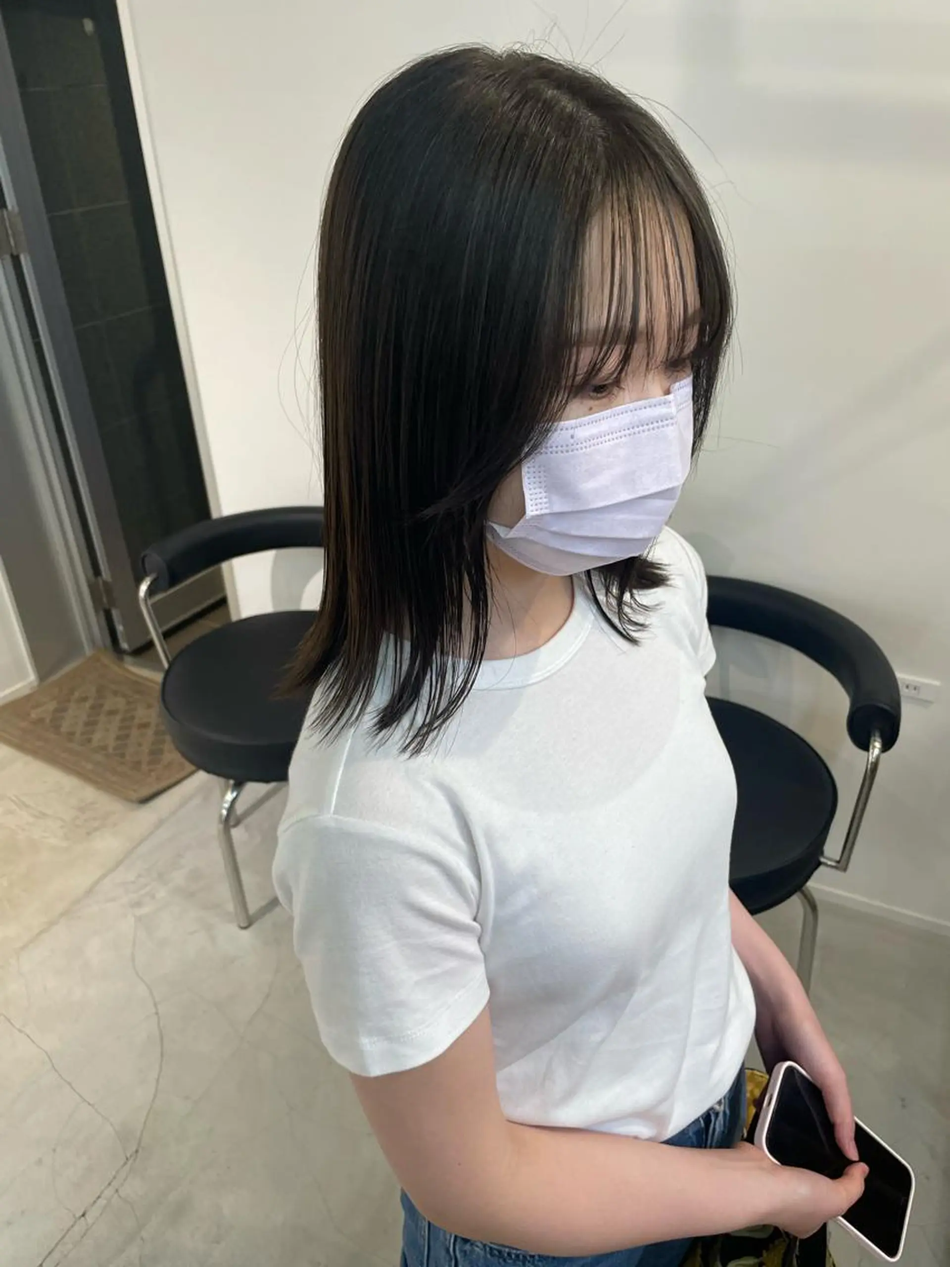 ミディアム カラー グレージュ fit/ madokaのヘアスタイル