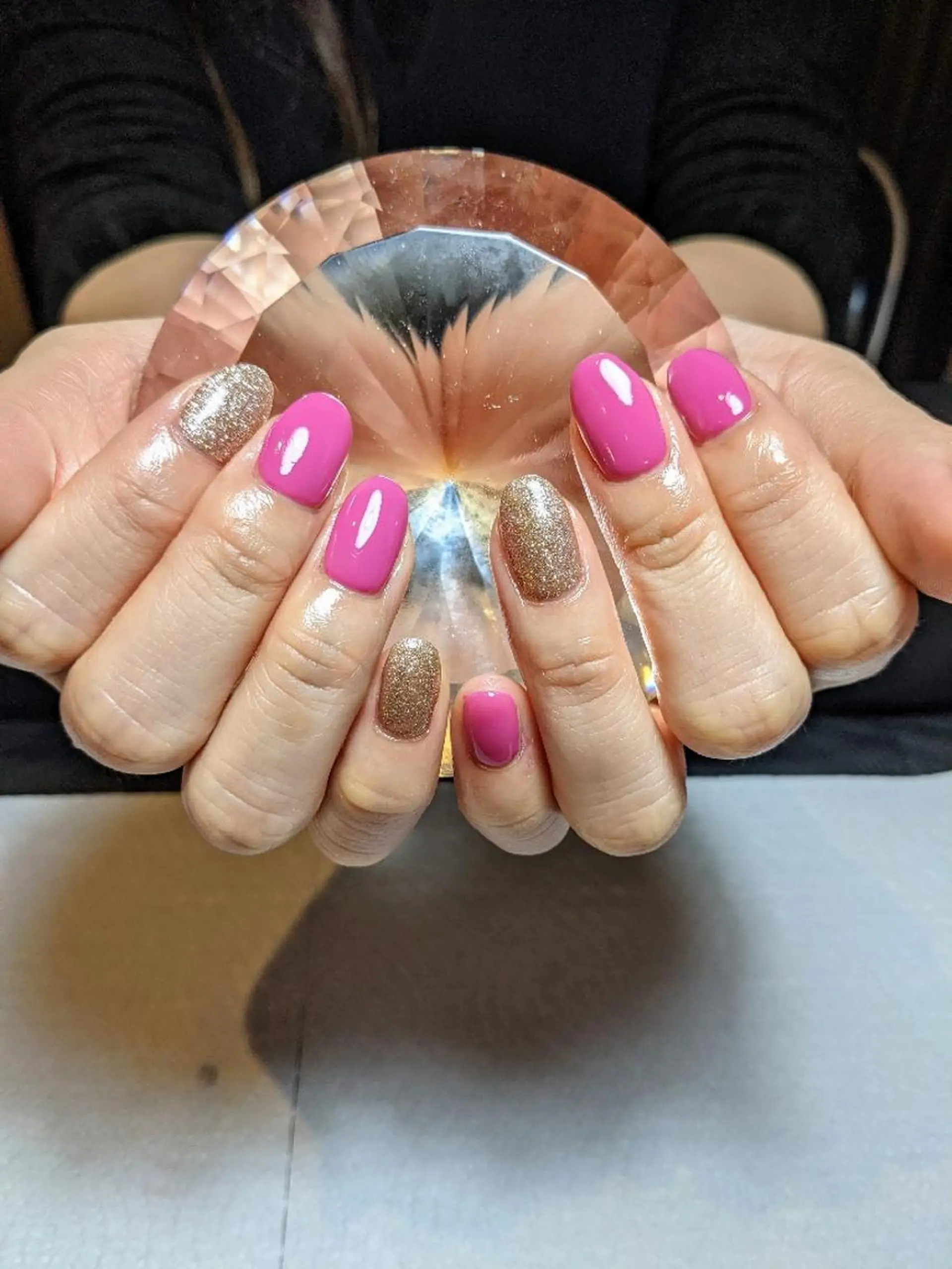ネイル アートネイル ピンク 春ネイル Nail SIRANGANAのネイルデザイン