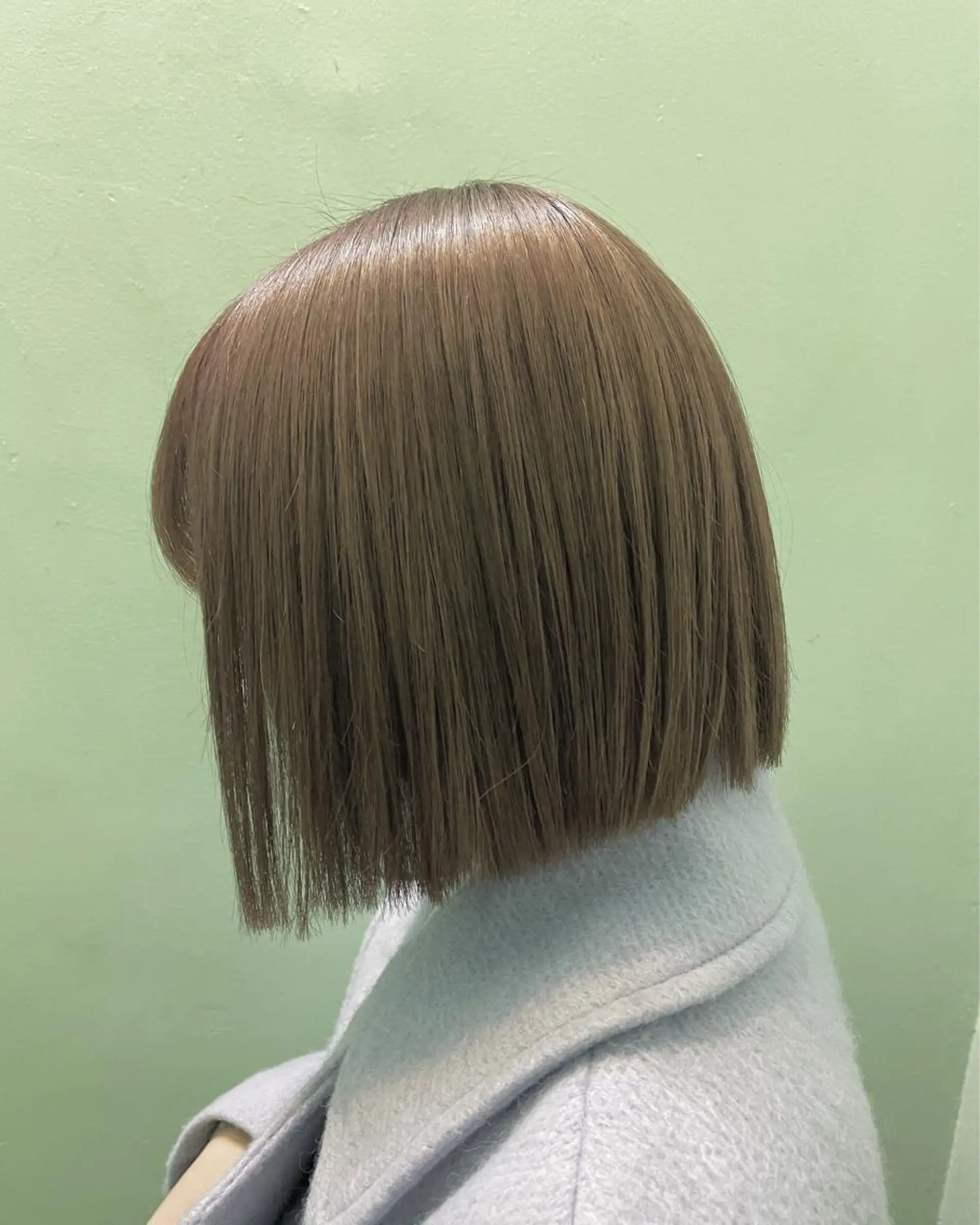 ショート 切りっぱなしボブ ボブ タッセルカット モテ髪🎀aoi/ ヘアメ/カラー/池袋のヘアスタイル