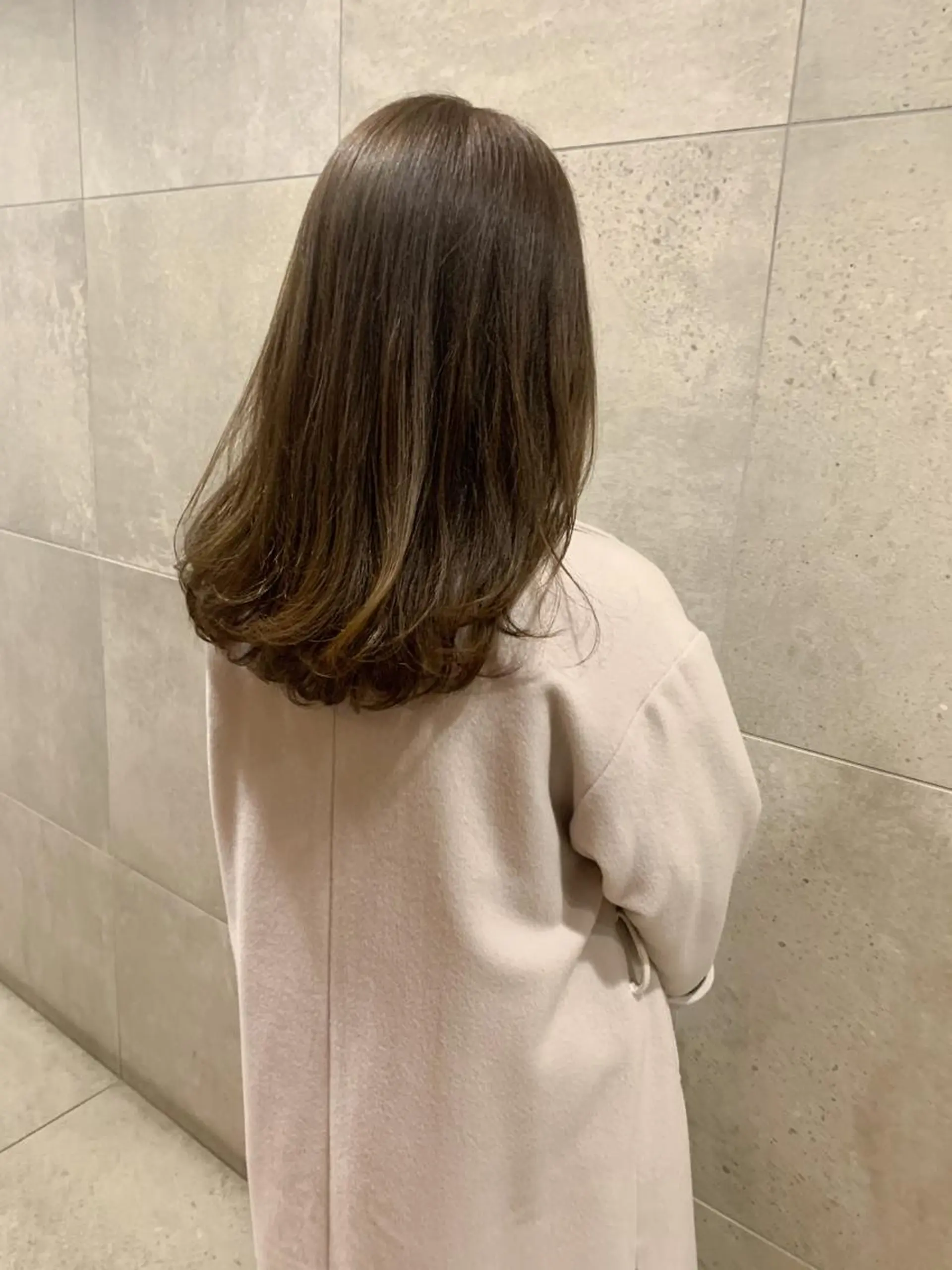 セミロング 増田 晃士のヘアスタイル