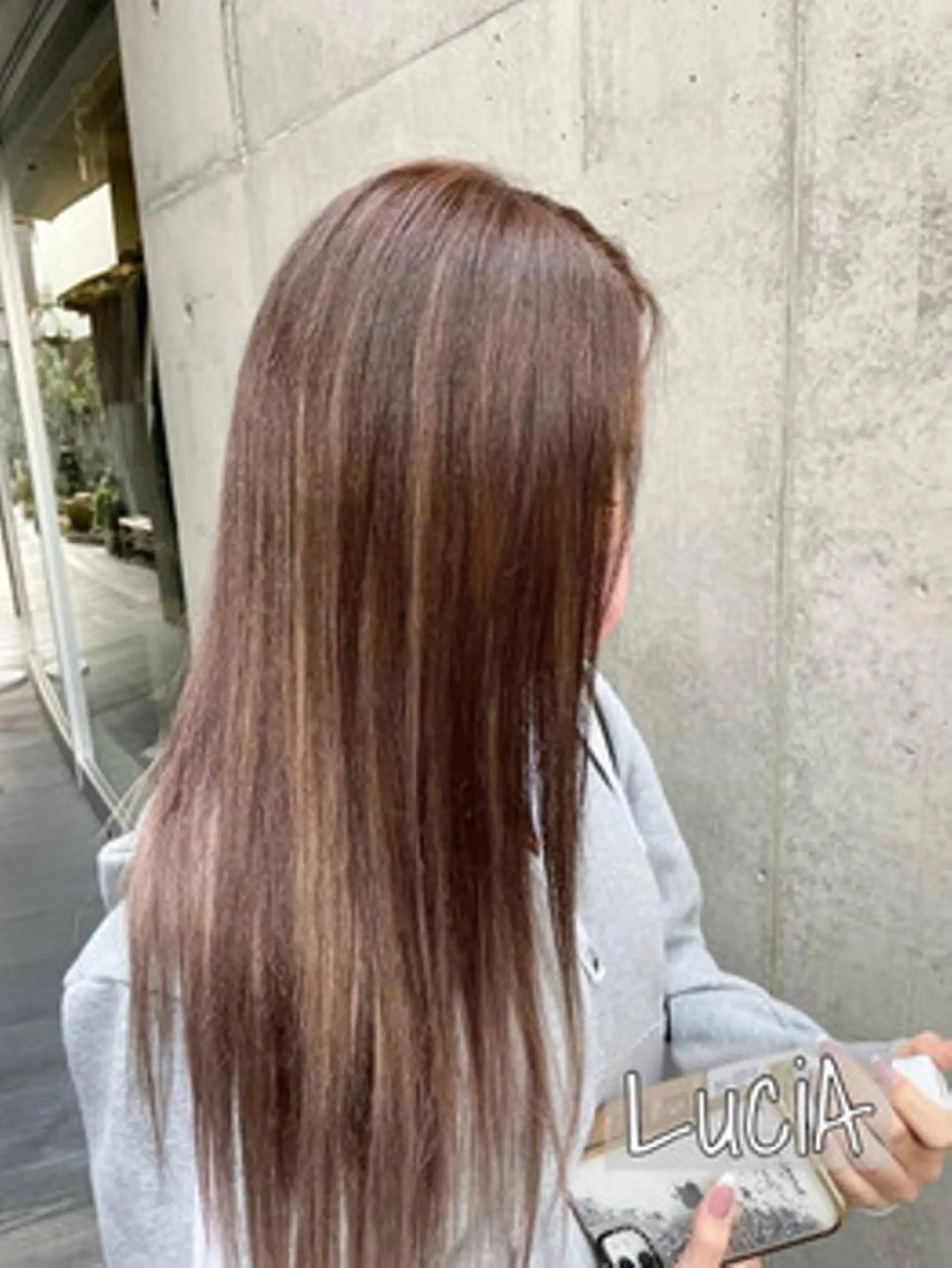 カラー ロング ヘアアレンジ LuciA/エクステ カラーのヘアスタイル