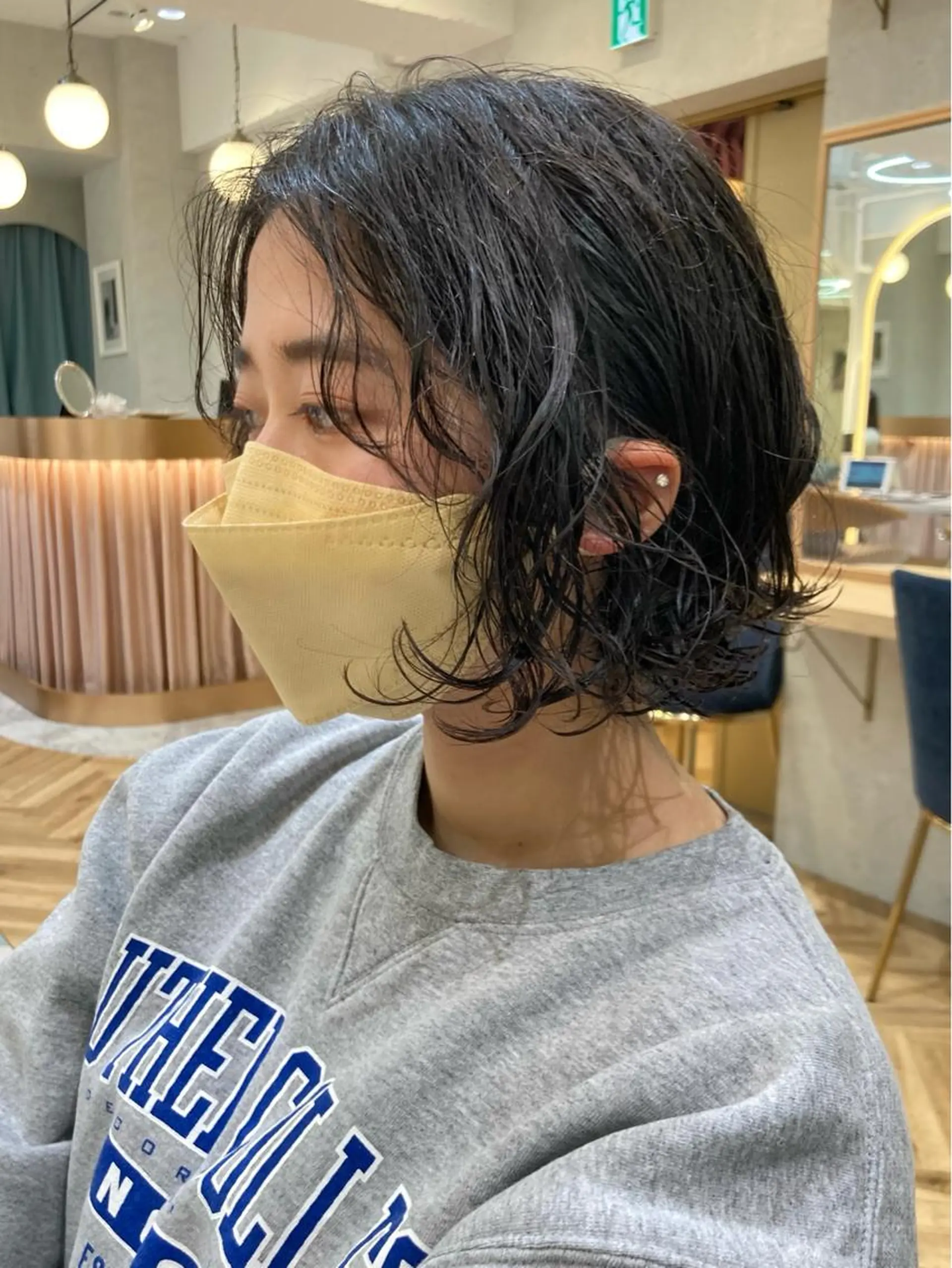 ショート パーマ 🛑柔らか透明感 カラー🛑大谷のヘアスタイル