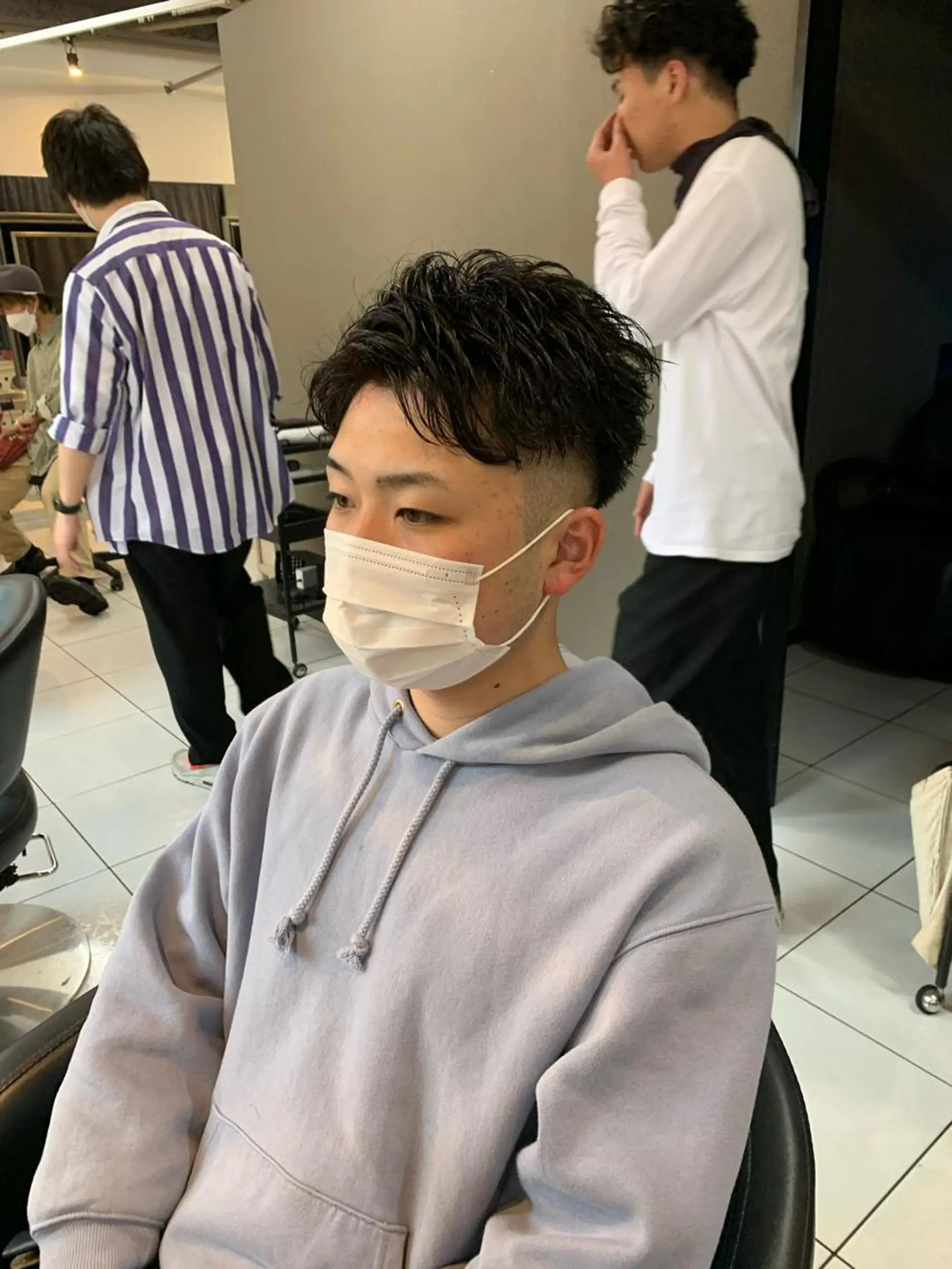 ショート カット パーマ トリートメント 🔥メンズ特化🔥 佐藤桂崇のヘアスタイル