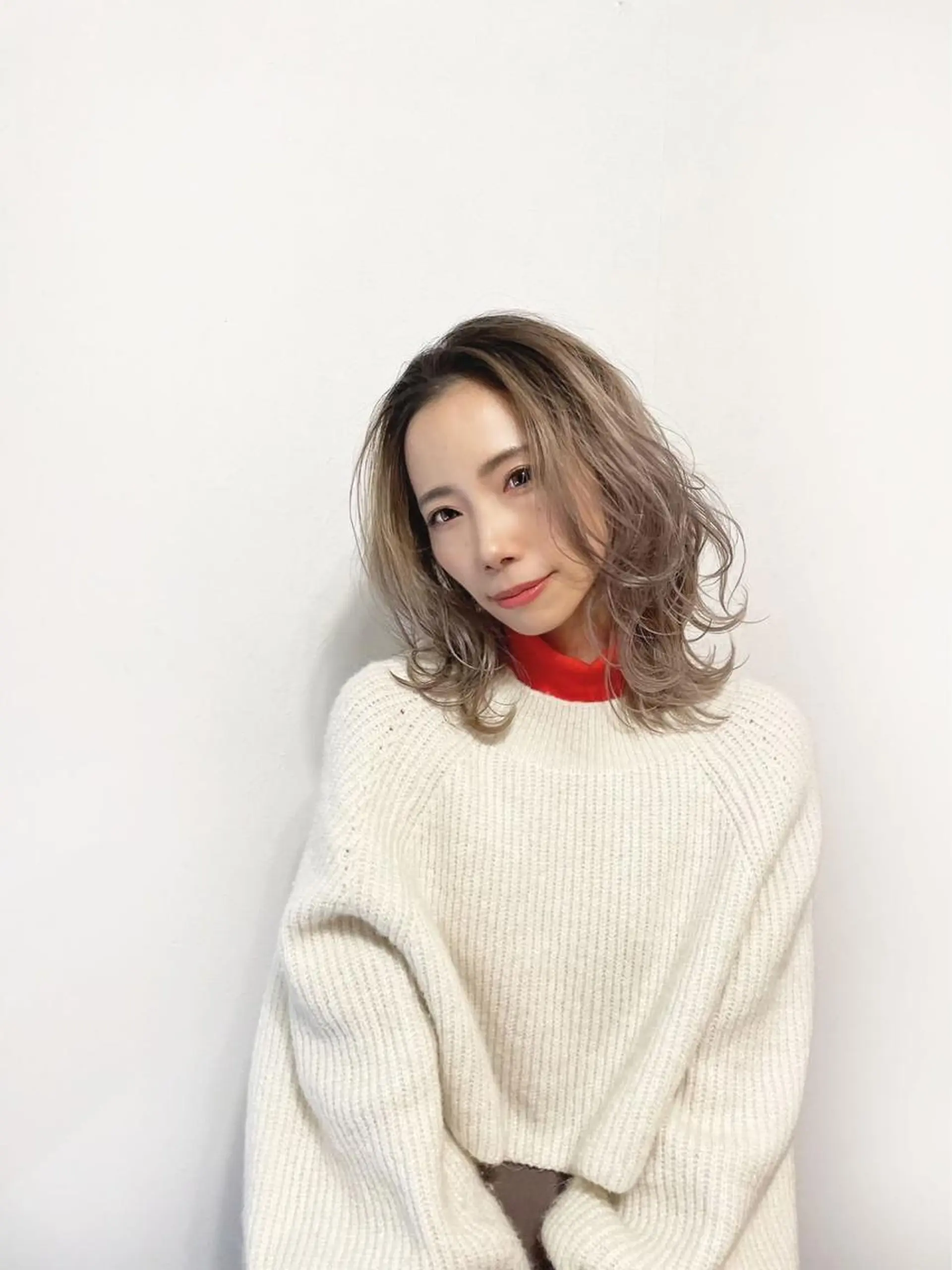 ミディアム 原木 康臣のヘアスタイル