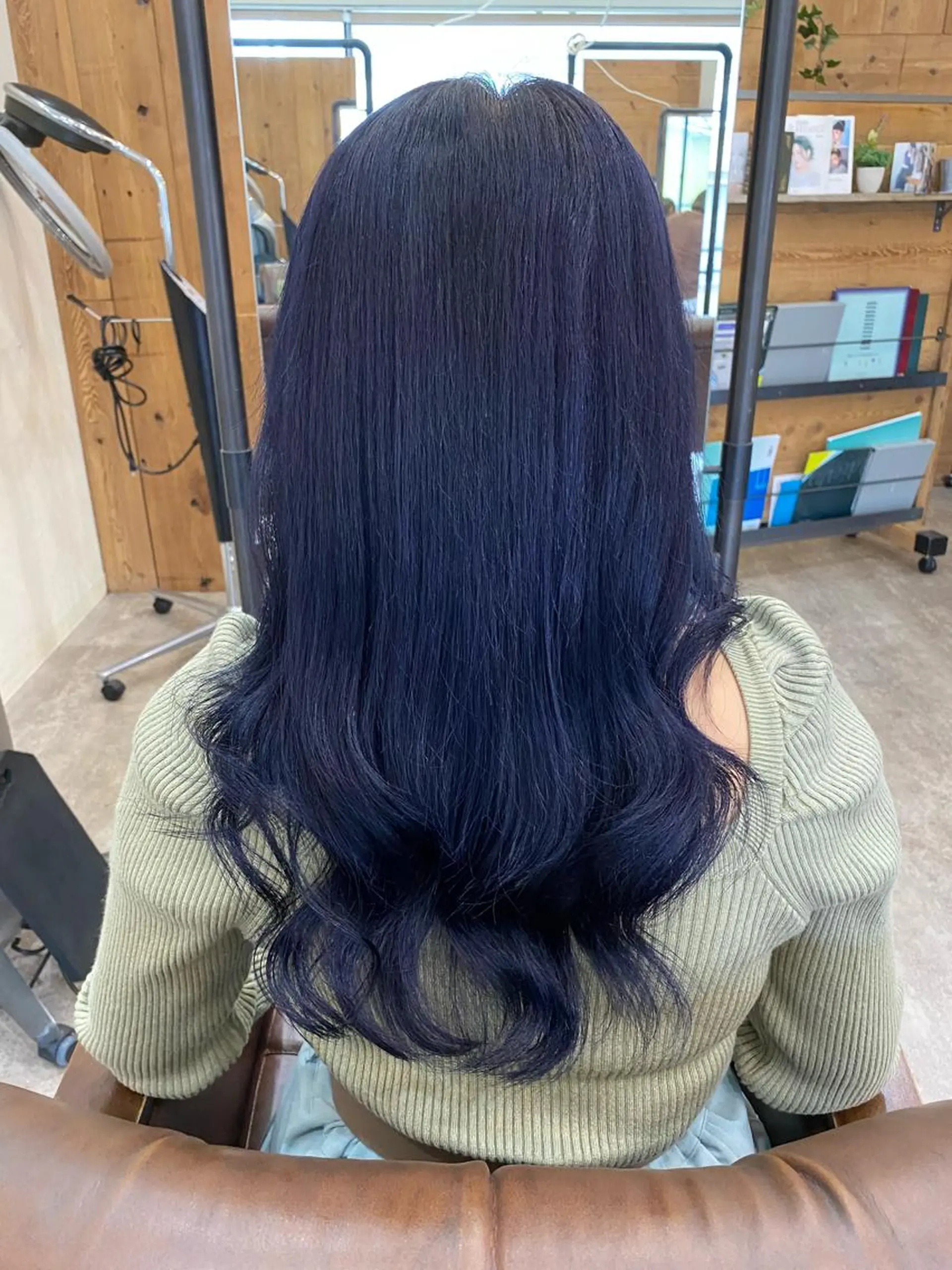 ロング カラー ブルーカラー パープルカラー カット ヘアカラー トリートメント 🟢NEGi🟣 🫧髪質改善のヘアスタイル