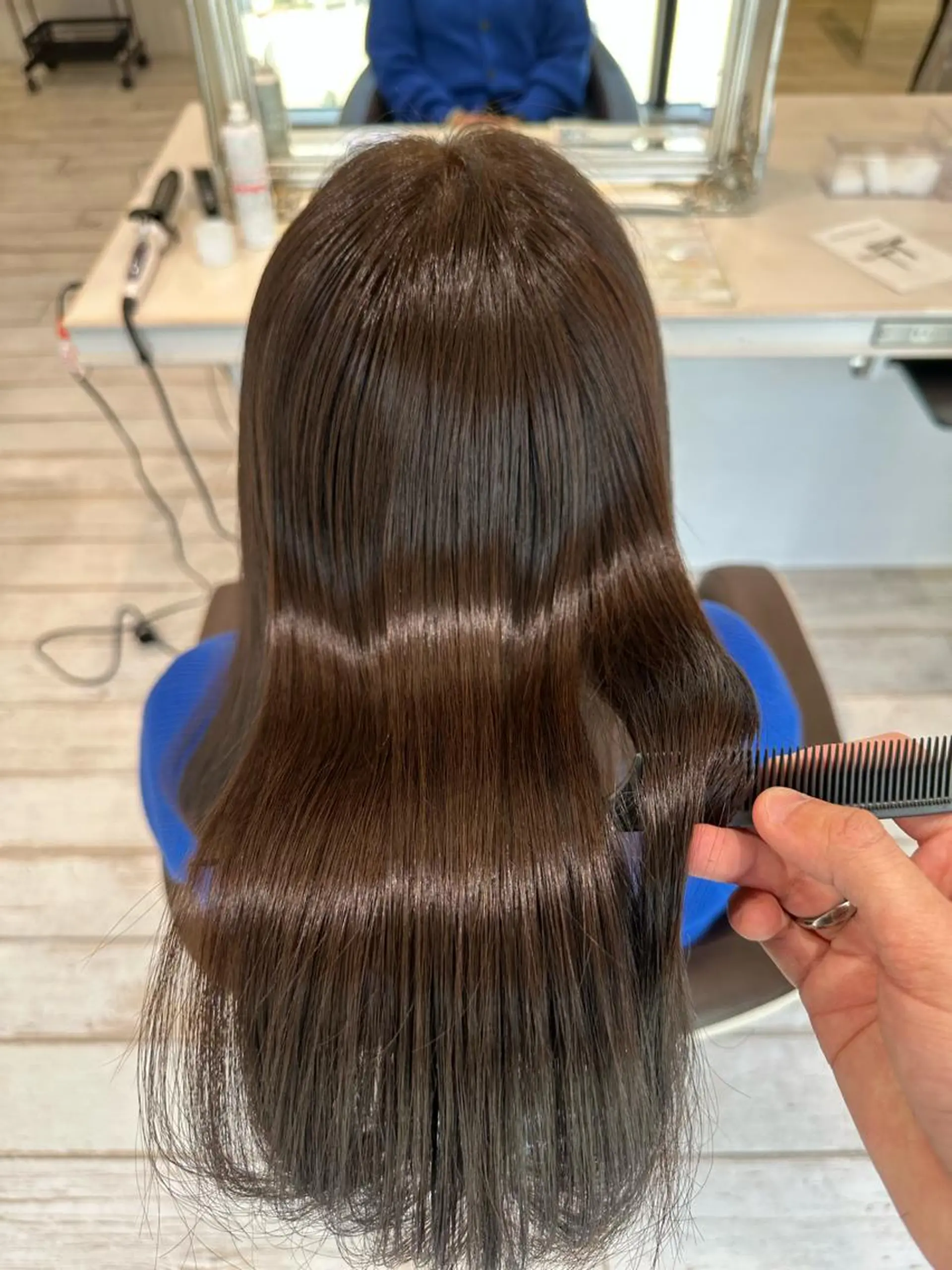 セミロング 縮毛矯正専門 金井佳祐のヘアスタイル