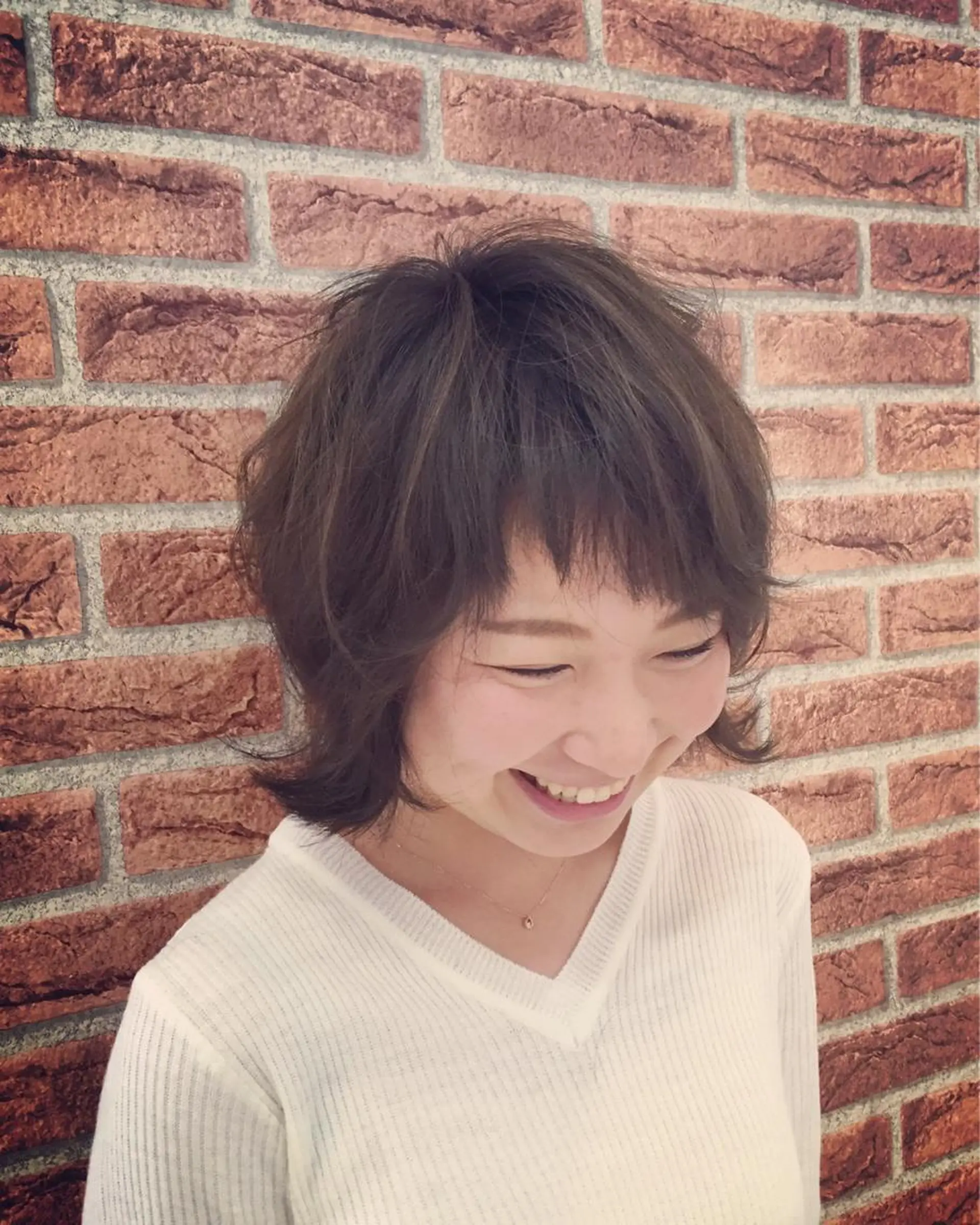 ショート カラー パーマ カット 天王寺区🌟大好評バ ッサリ◎美髪改善矯正のヘアスタイル