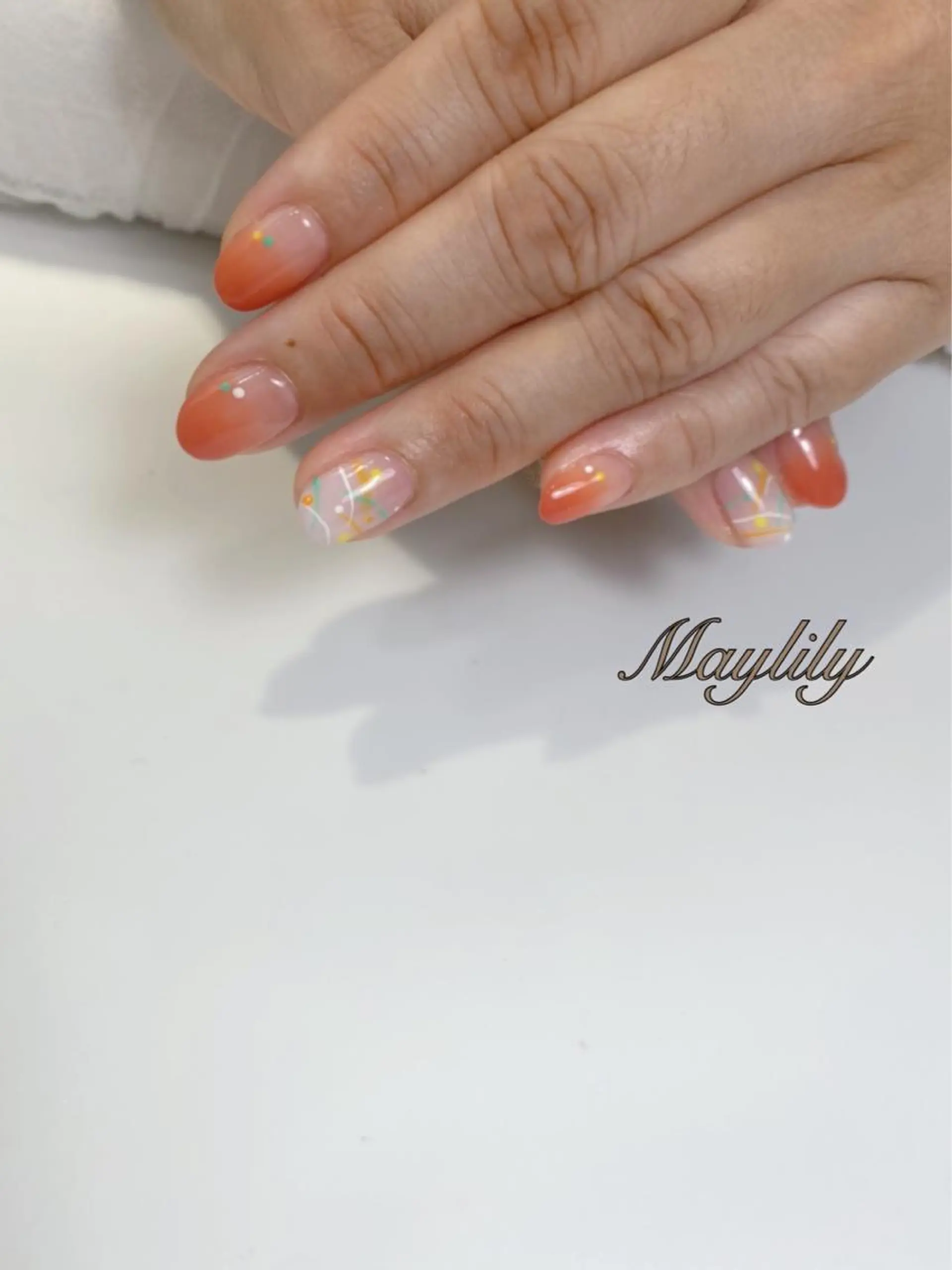 ネイル 持ち込み ハンドネイル Nail salon Maylilyのネイルデザイン