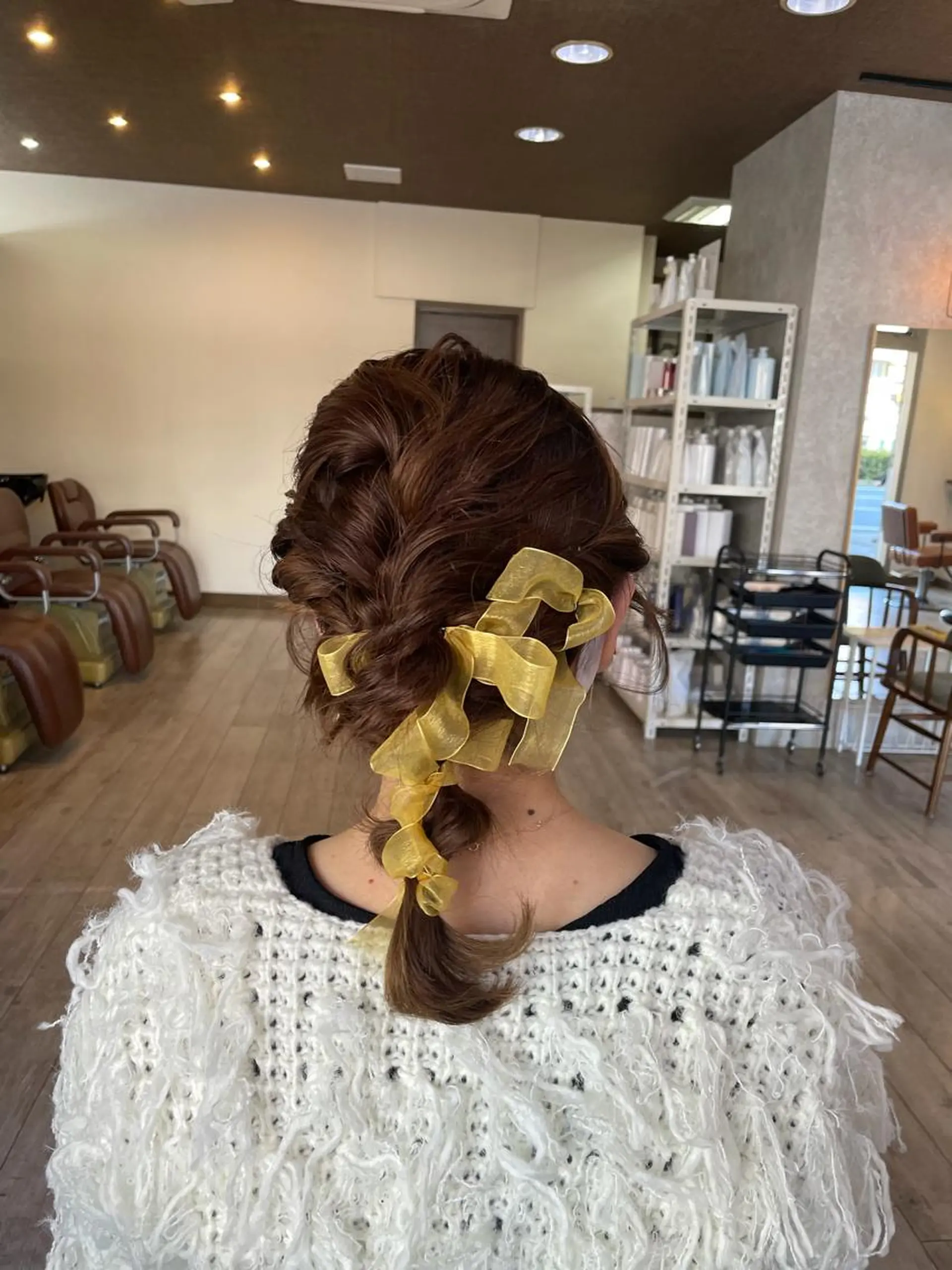 セミロング ヘアアレンジ 🫧ヒシダアキ taboo.i🫧のヘアスタイル