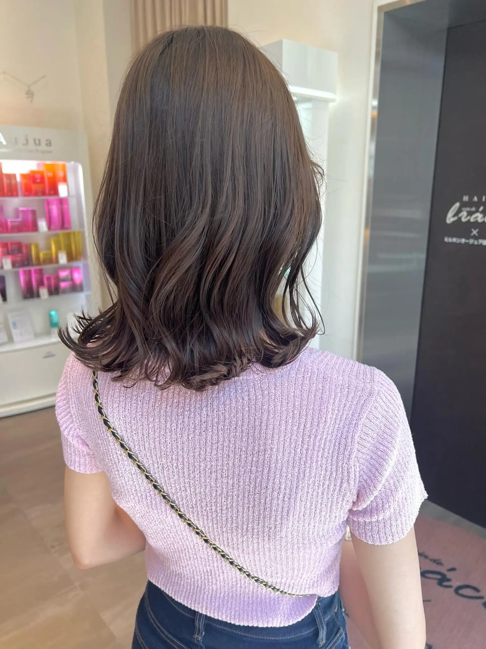 ミディアム カット ヘアカラー トリートメント 🎀🕊RION 🩰のヘアスタイル