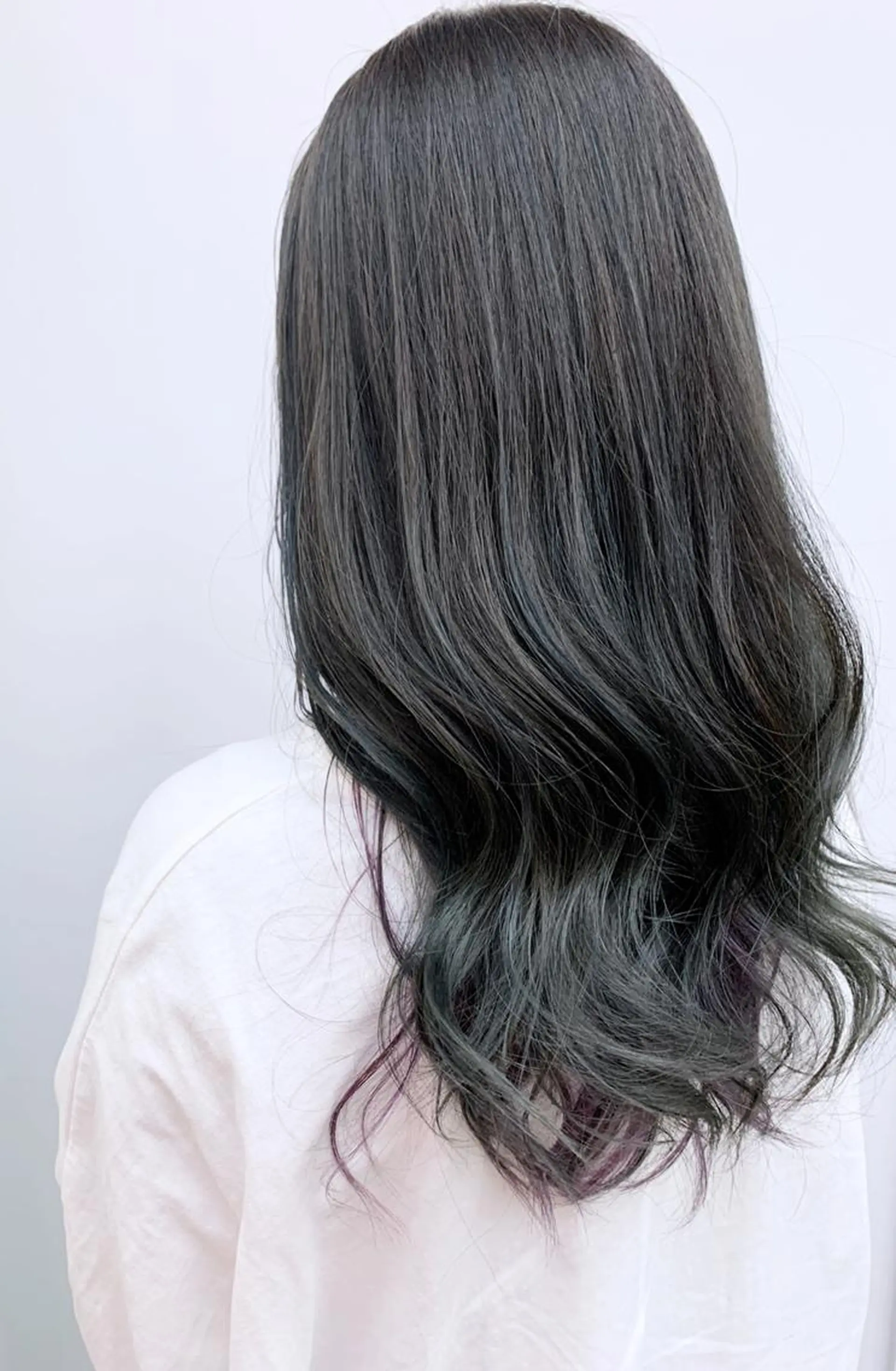 ミディアム パーマ カラー ROW町田 山本圭一郎のヘアスタイル