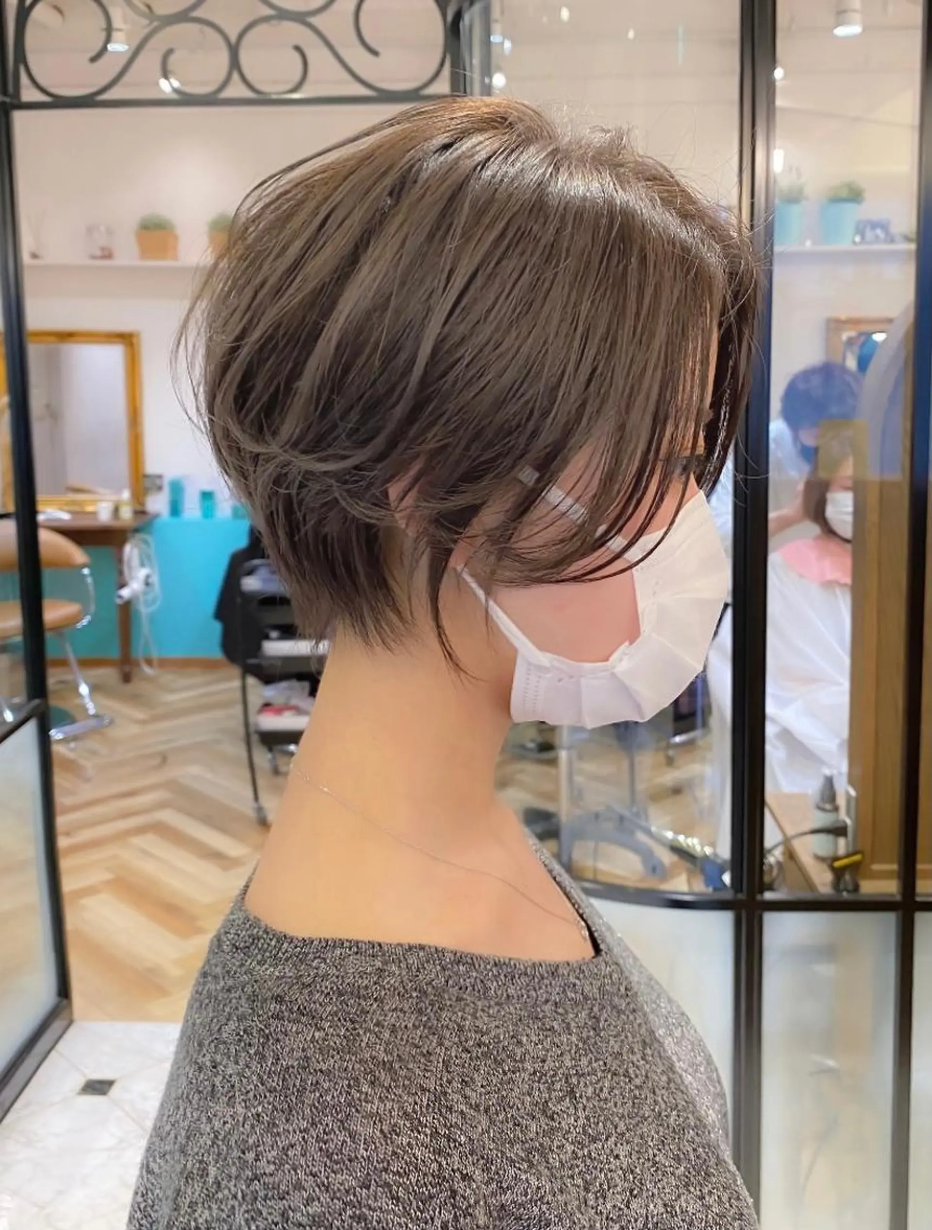 ショート カラー カット ヘアカラー トリートメント 🇰🇷韓国レイヤー 錦糸町【北山謙三】のヘアスタイル