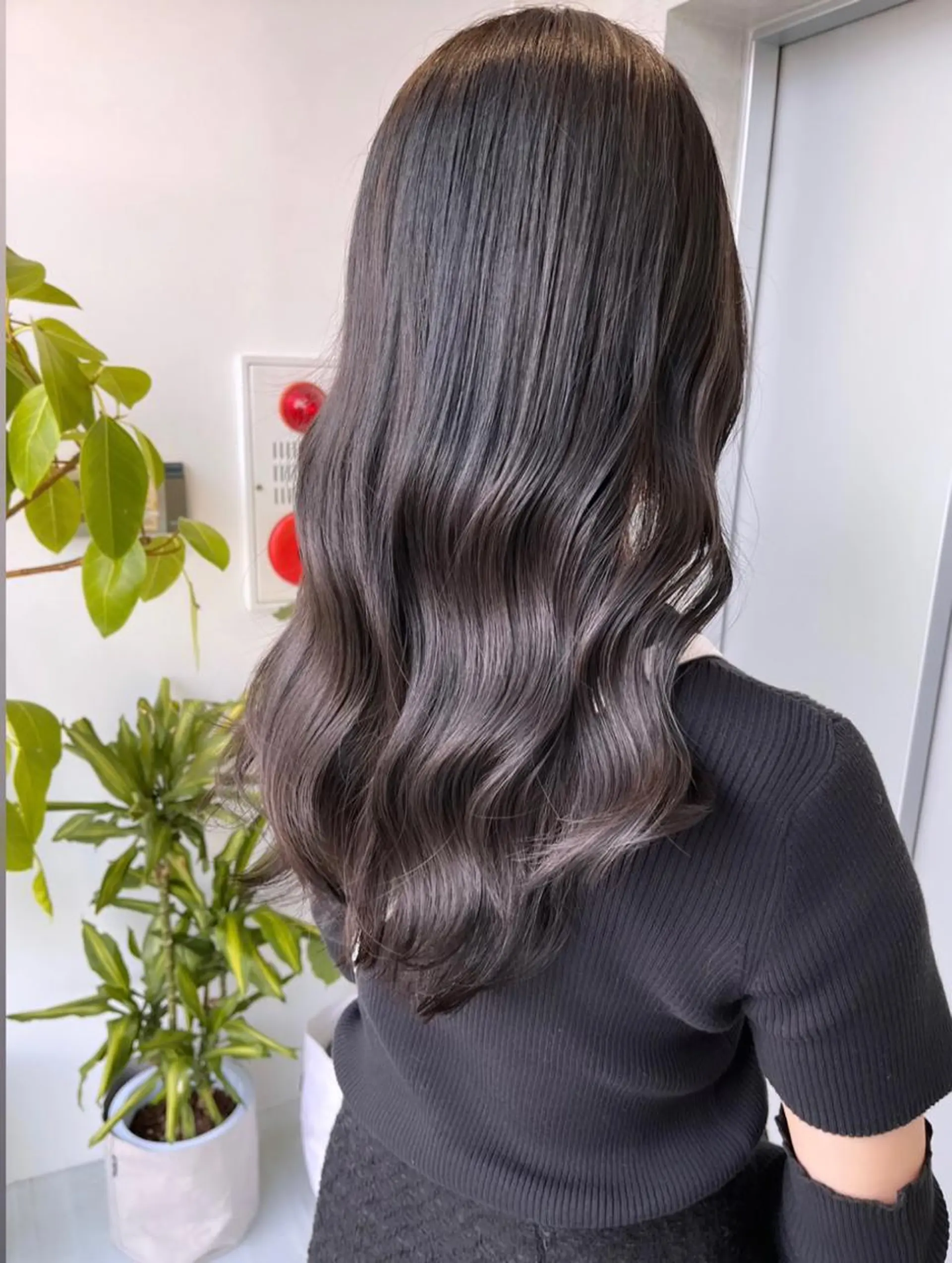 セミロング ヘアカラー トリートメント 🌫️大人韓国ヘア 🌫️naoyaのヘアスタイル