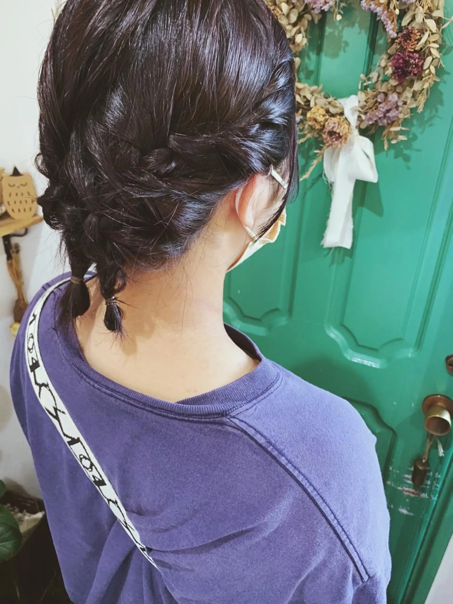 ミディアム ヘアカラー 佐藤 美咲のヘアスタイル