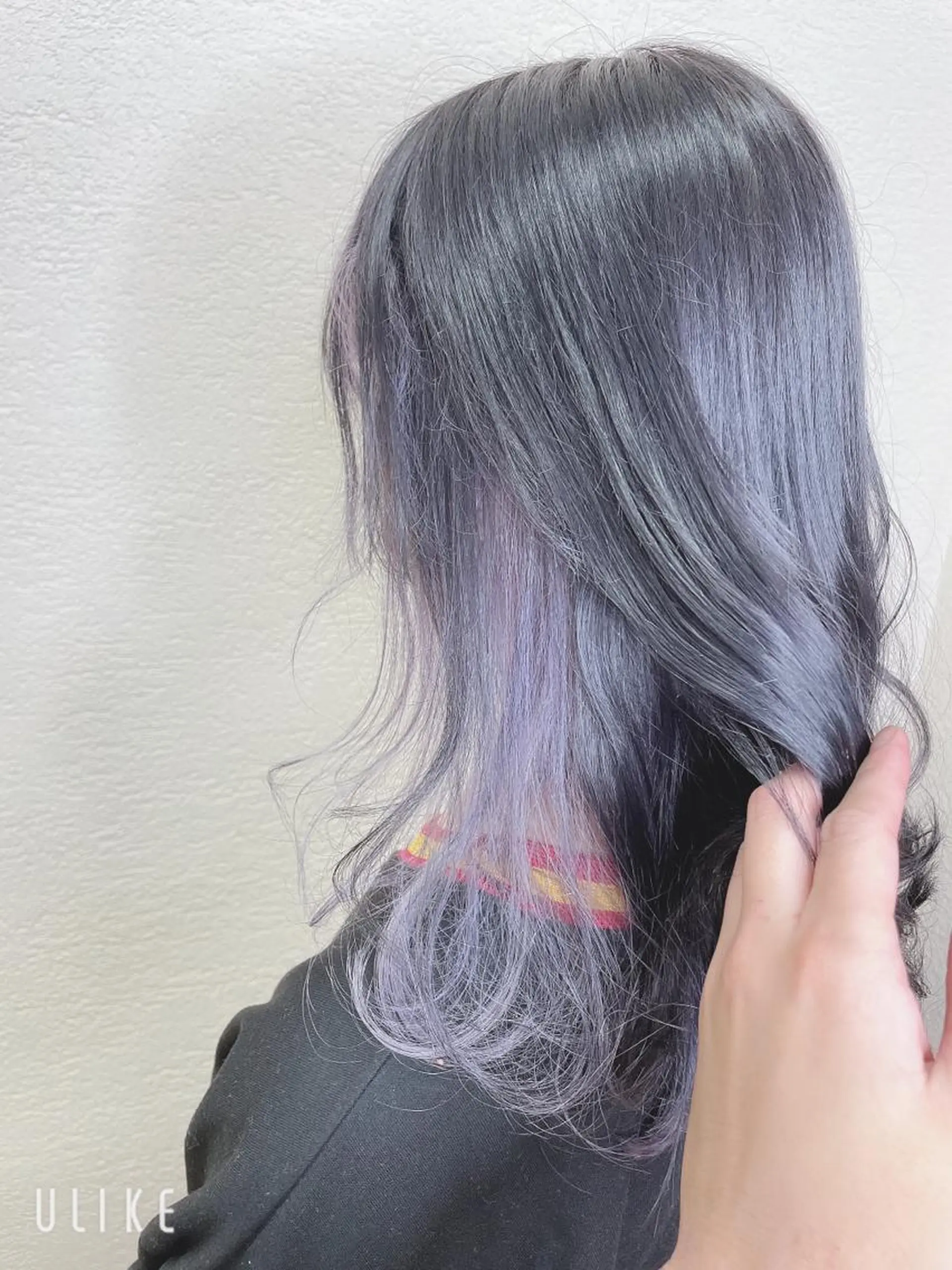 ロング カラー シルバー バイオレットカラー カット ヘアカラー ❣️モードケイズ塚口 和田一将のヘアスタイル
