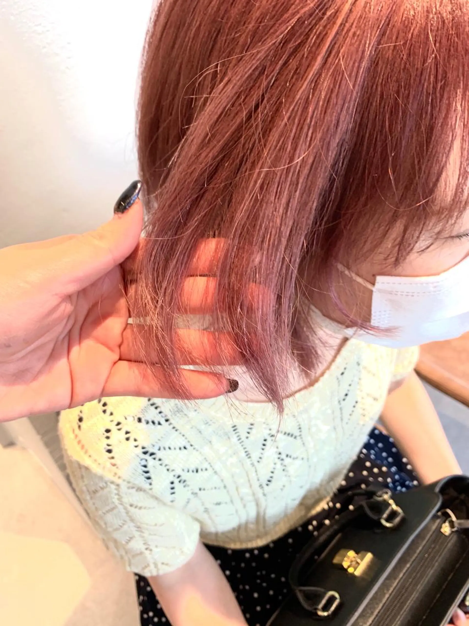 ショート カラー 立川/シールエクステ /みづきのヘアスタイル