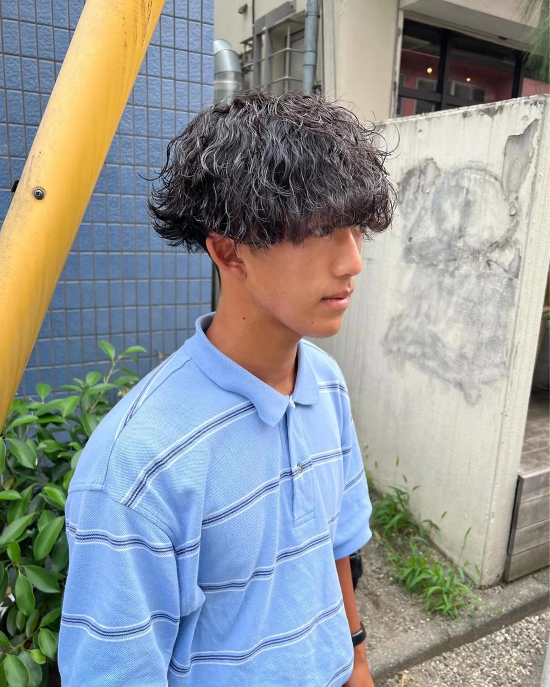 ミディアム ミディアムパーマ 韓国風ヘア カット パーマ バレイヤージュ職人 🔥代表YU-SHIのヘアスタイル