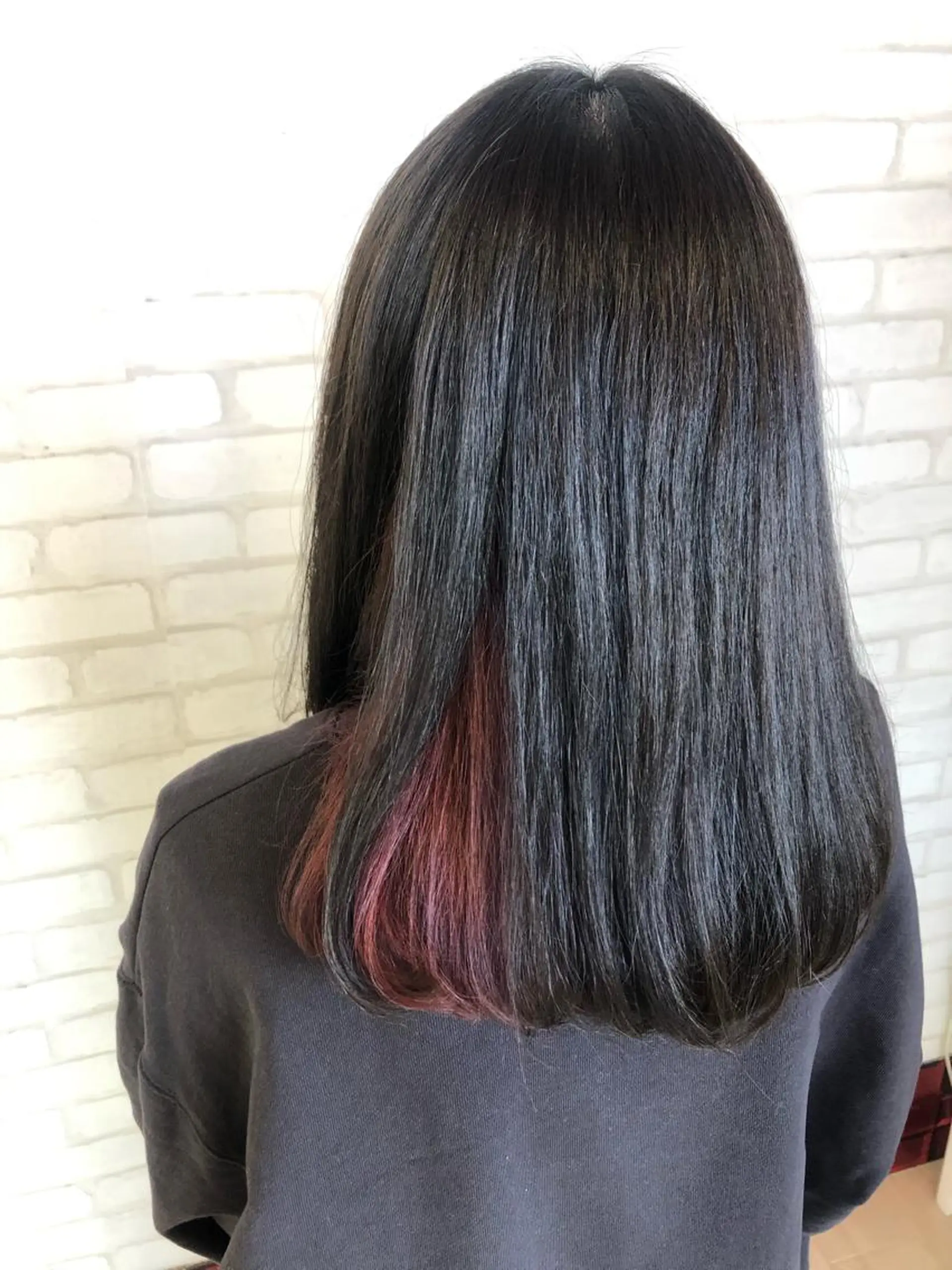 セミロング カラー インナーカラー 巣鴨髪質改善サロン 🌈NONOKAのヘアスタイル