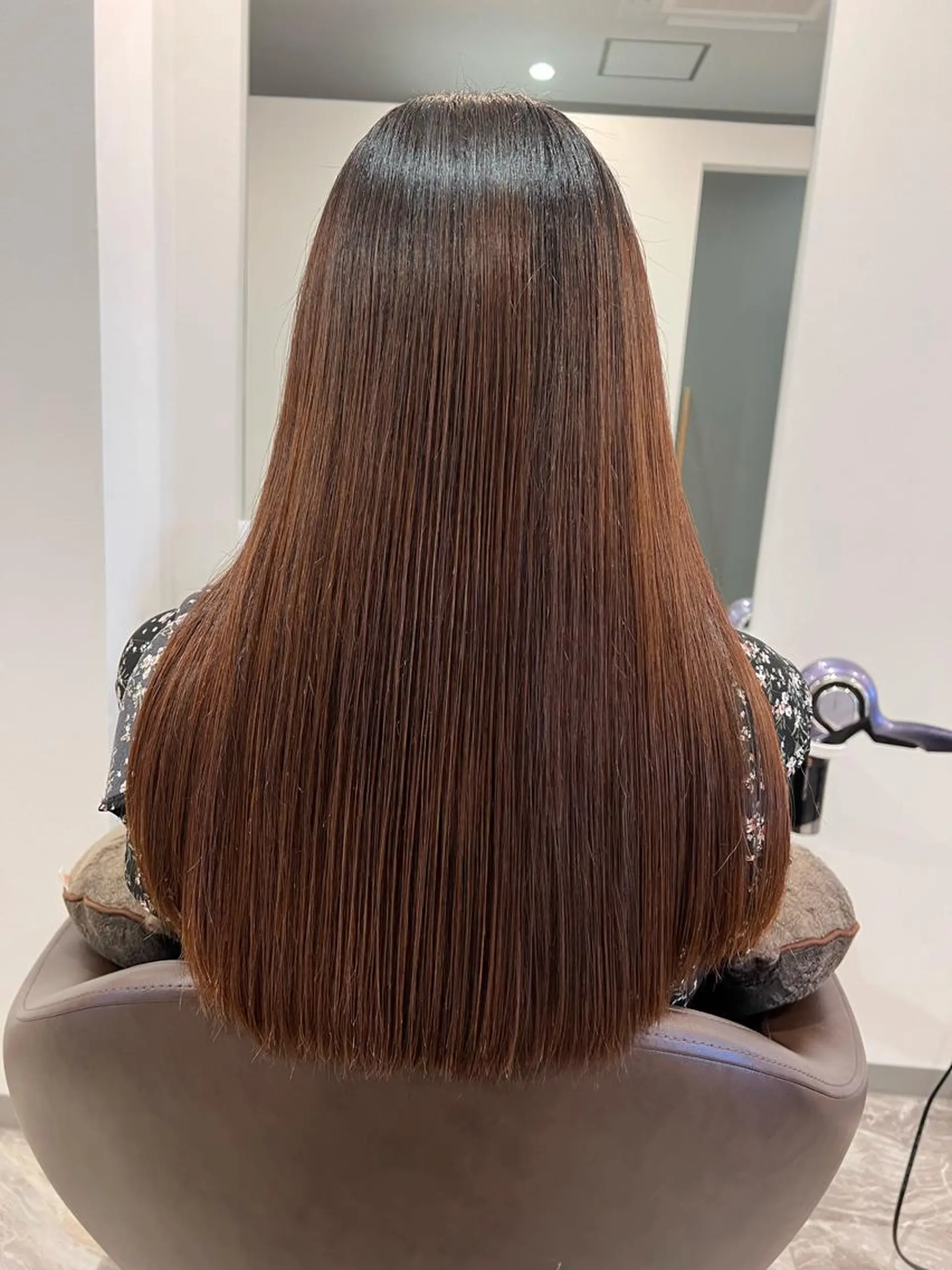 セミロング 髪質改善 縮毛矯正 カット 縮毛矯正 トリートメント ブリーチ毛に縮毛矯正 ✨カラー✨山田 正幸のヘアスタイル