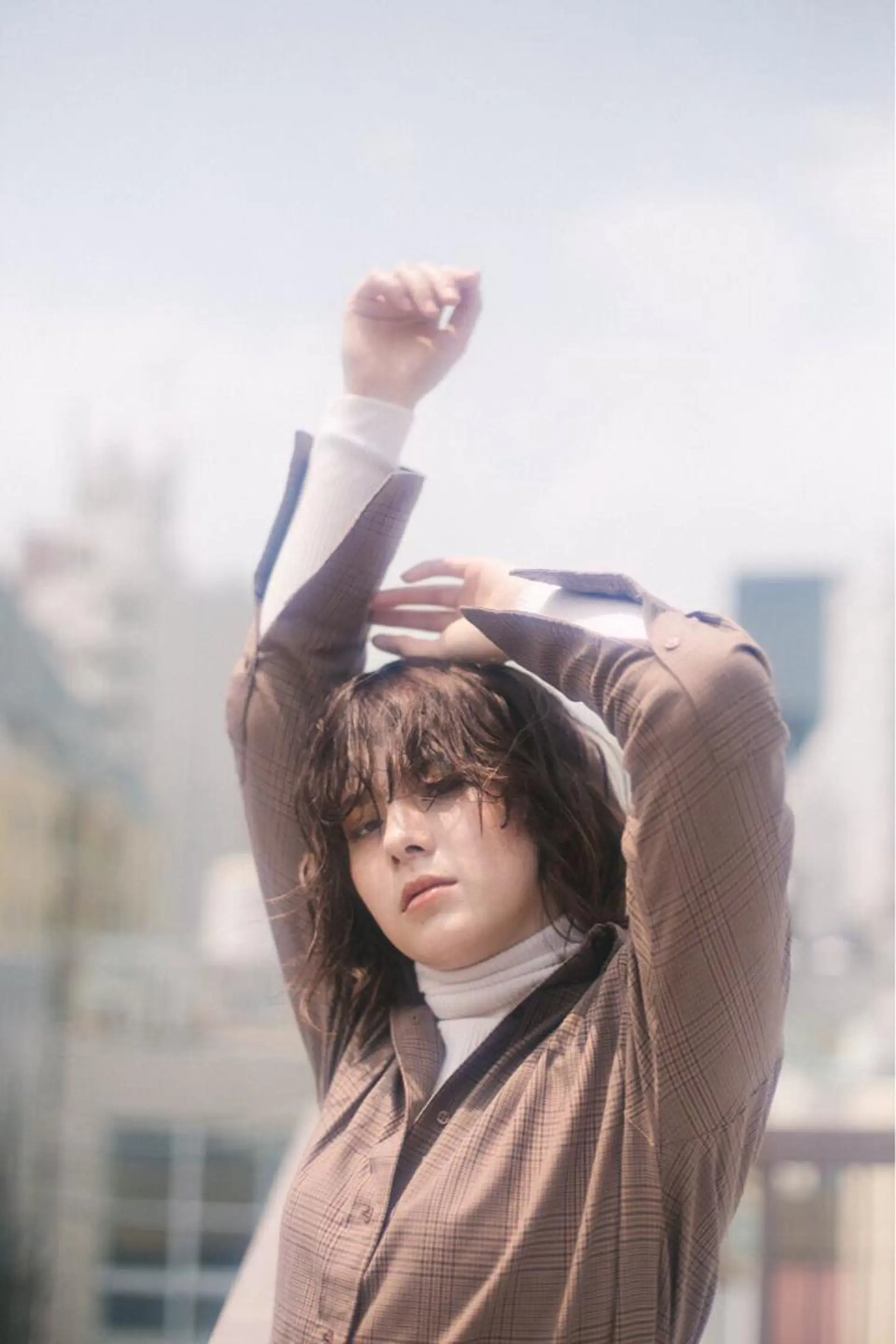 セミロング カラー 韓国ヘア ♡tomimaのヘアスタイル