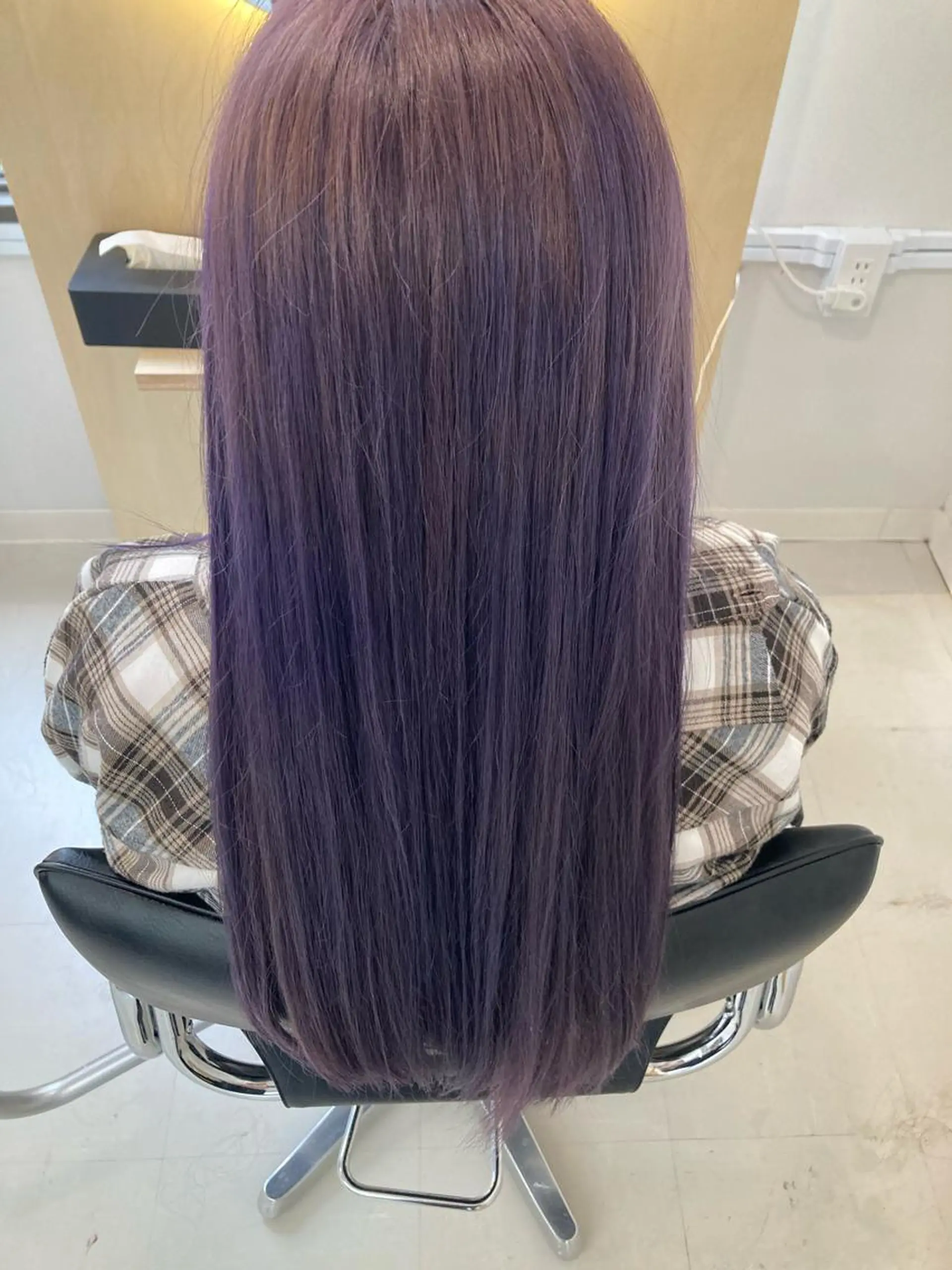 ロング 菅 未祐のヘアスタイル