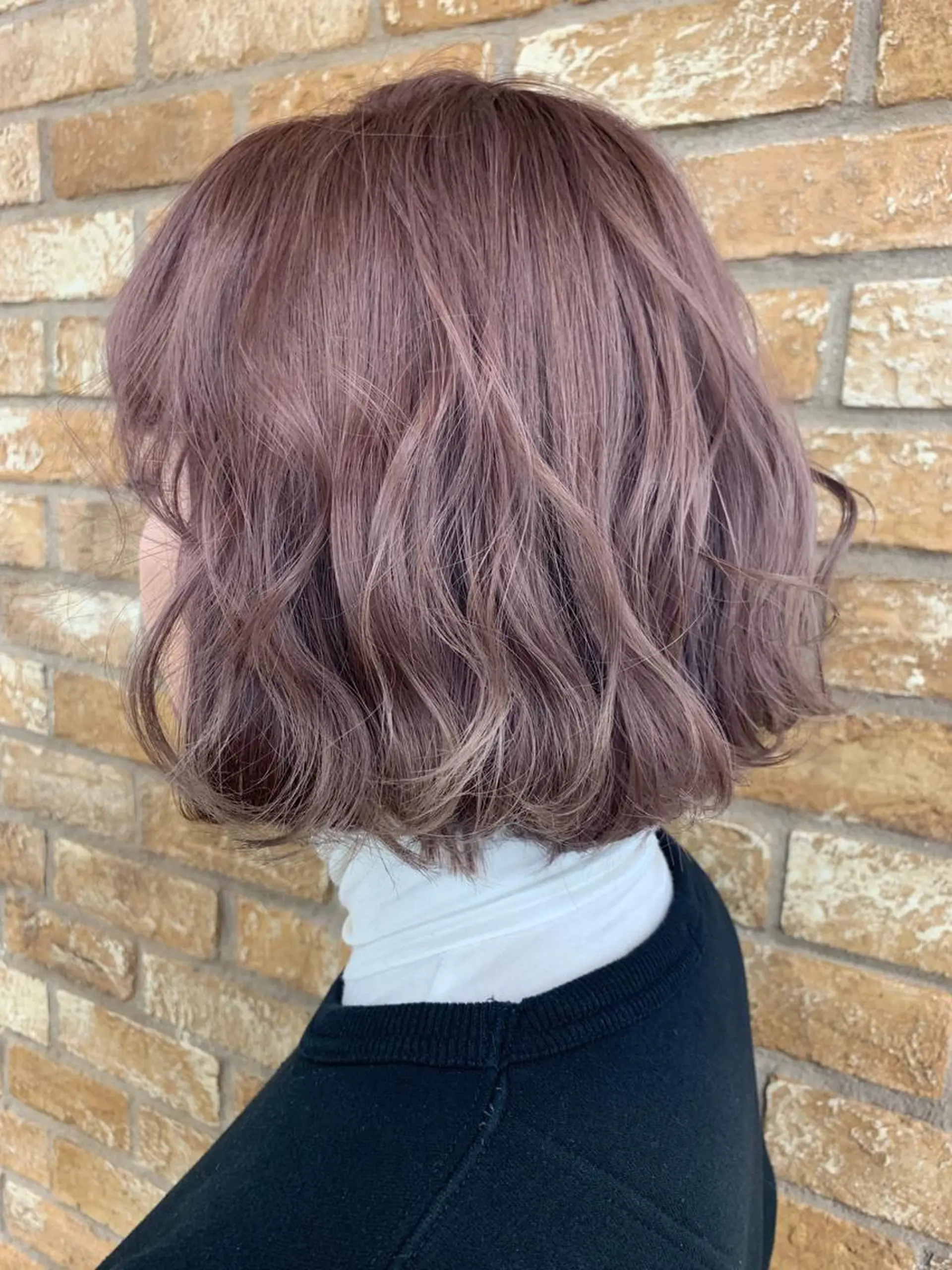 ショート カラー ベージュカラー ブリーチ ピンクカラー ピンクベージュ ヘアカラー 🫧透明感カラー🫧 美髪矯正🫧チサトのヘアスタイル