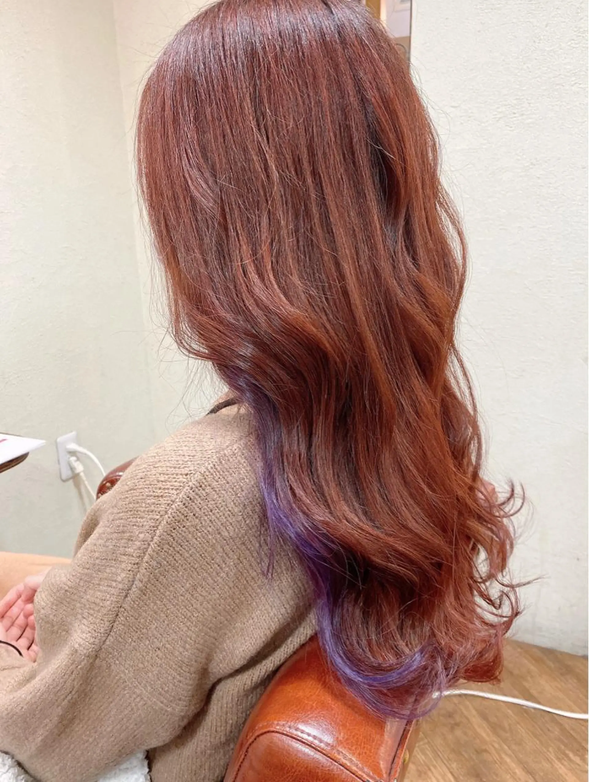 ロング カラー 長岡 俊樹のヘアスタイル