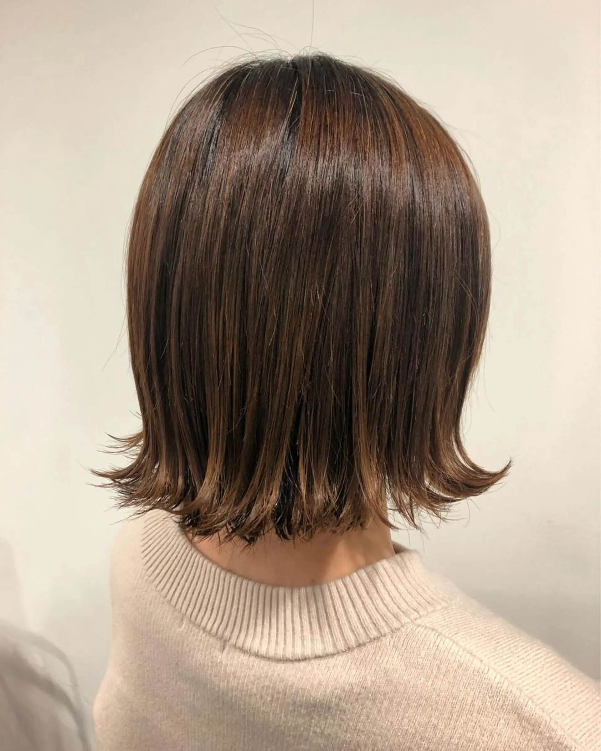 ミディアム OGOSHI 川和町のヘアスタイル