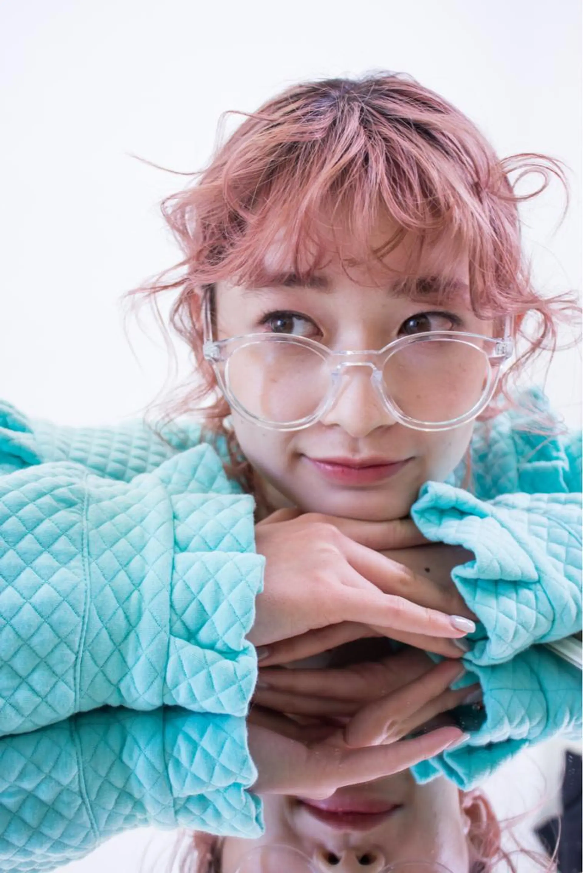 ミディアム カラー ヘアアレンジ 店長/mao/ 前髪/顔周りカットのヘアスタイル