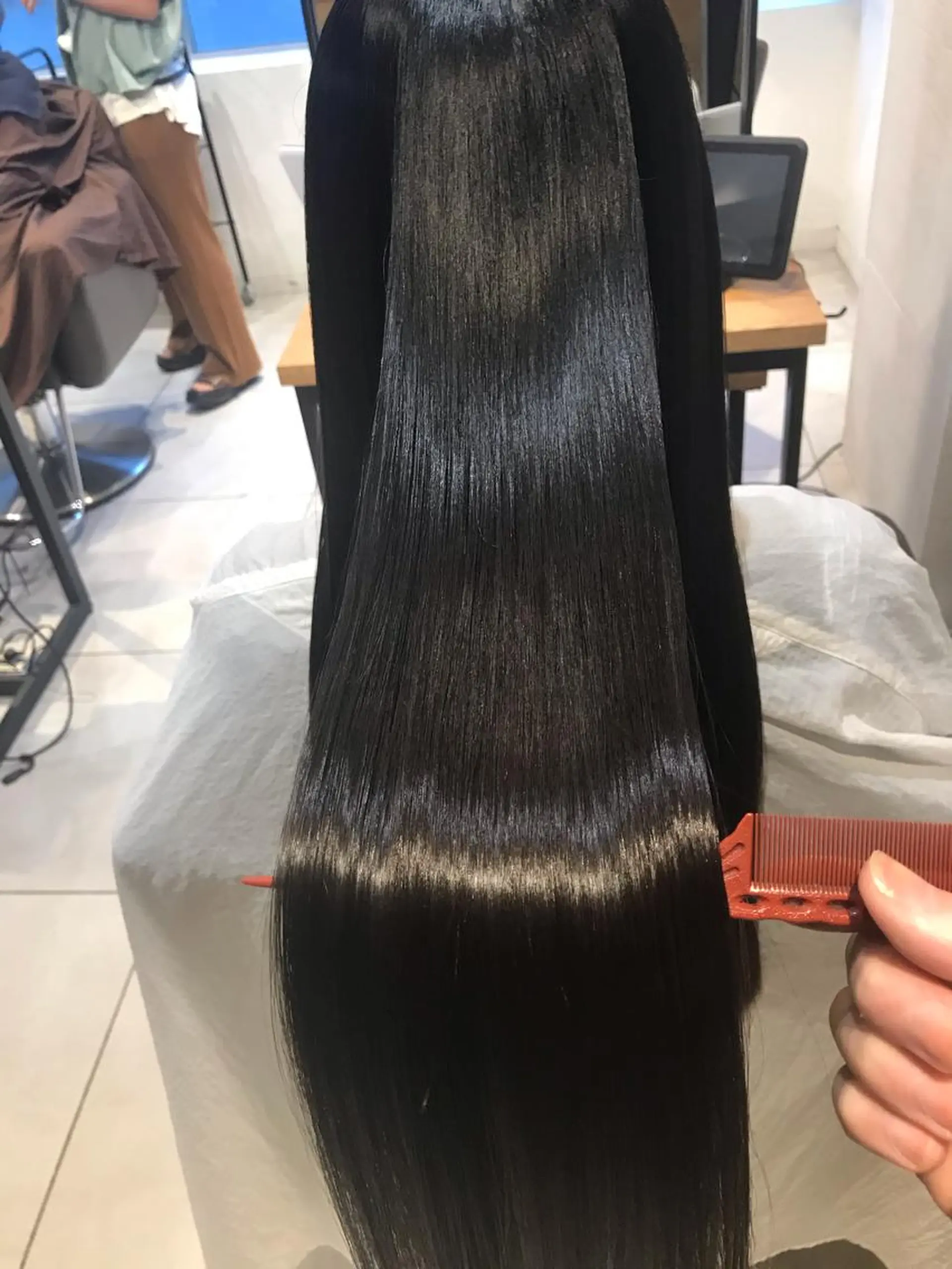 ロング ヘアカラー トリートメント 美髪縮毛矯正No1 toshiのヘアスタイル