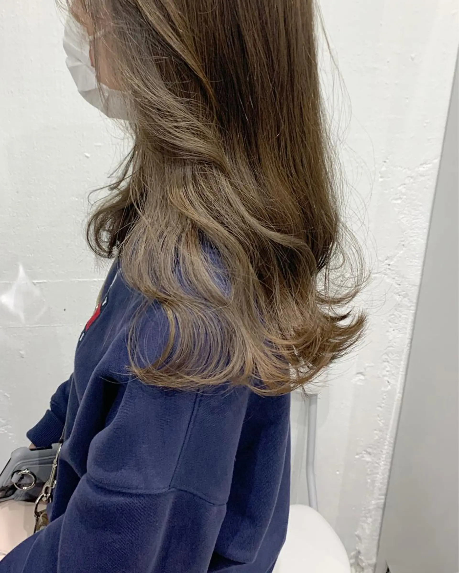 ミディアム カラー ヘアアレンジ 憧れの艶ハイトーンへ 🌙サイダサキのヘアスタイル