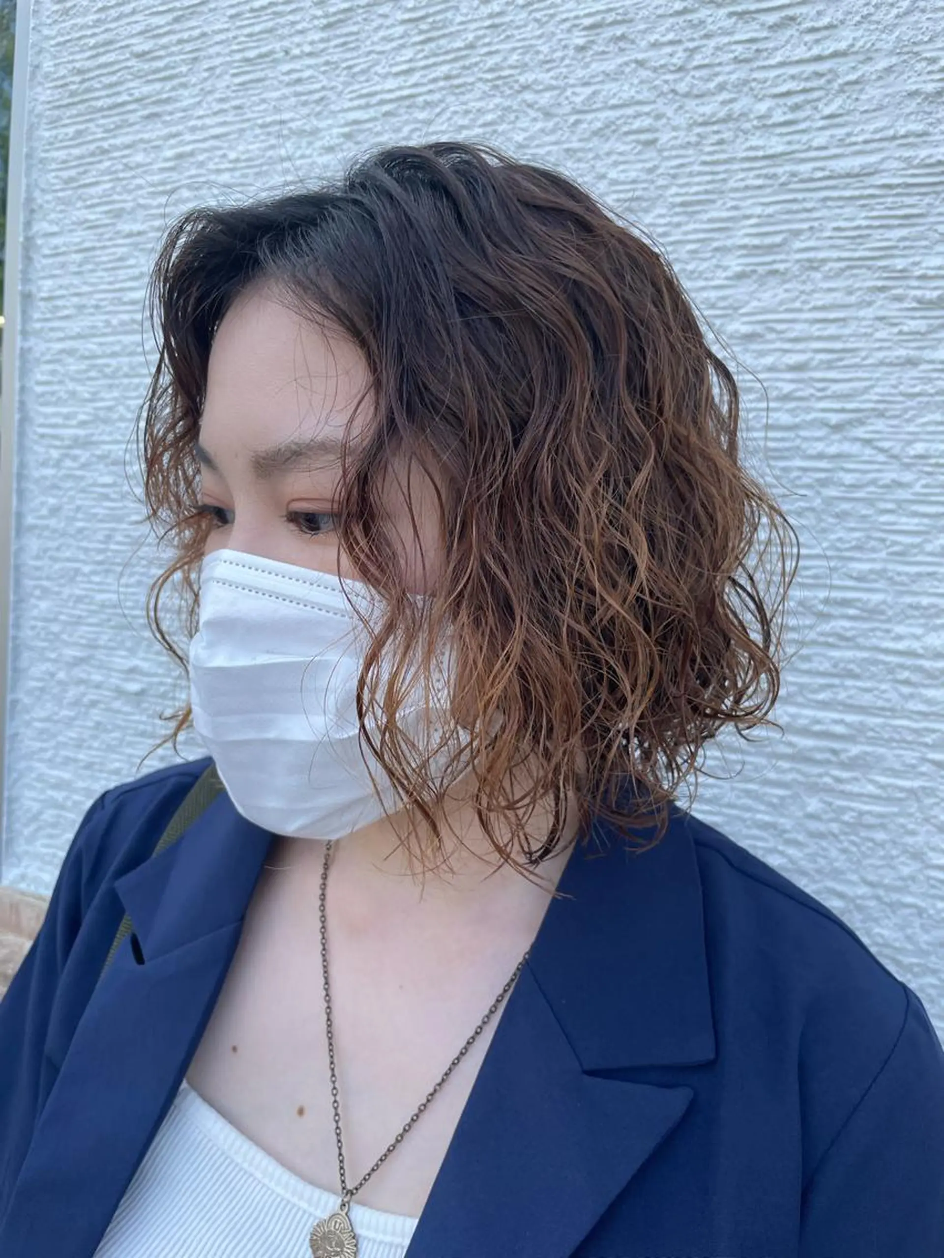 ショート パーマ コレットヘアー 田中アヤノのヘアスタイル