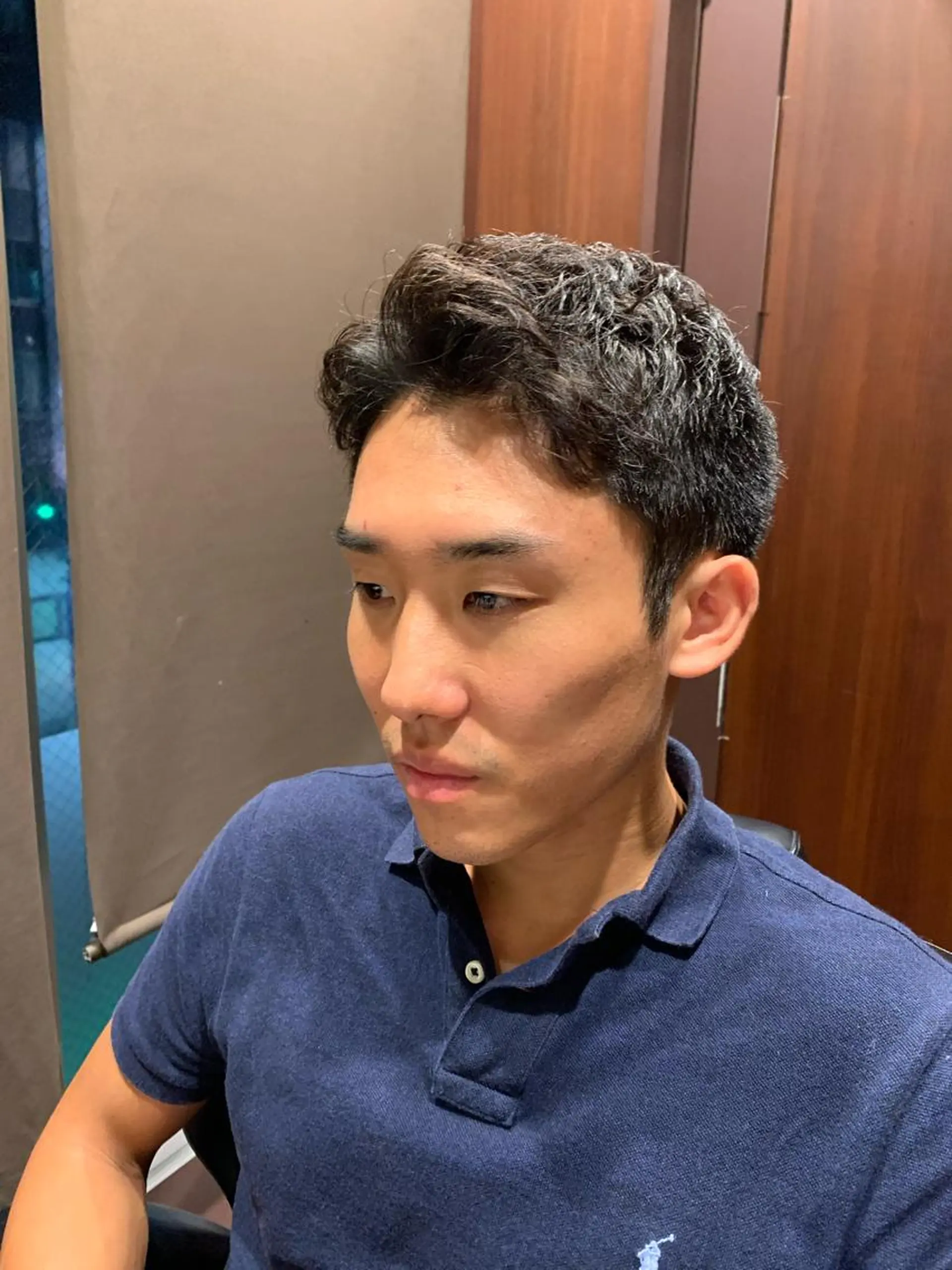 ショート パーマ メンズ ひらお あおとのヘアスタイル