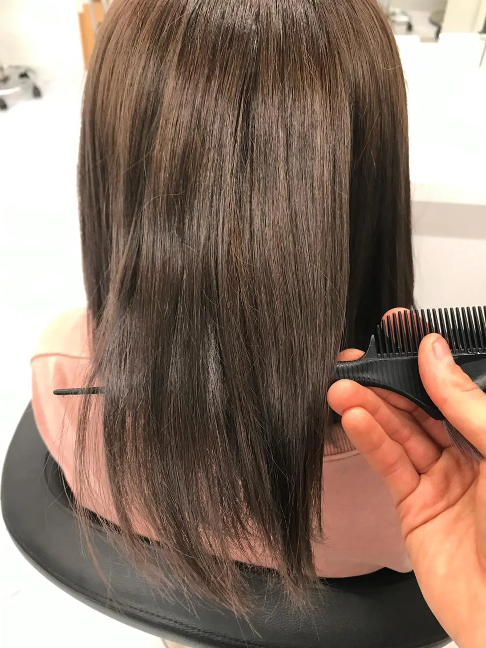 ショート カラー トリートメント ブリーチ縮毛矯正 ／髪質改善／KEIのヘアスタイル