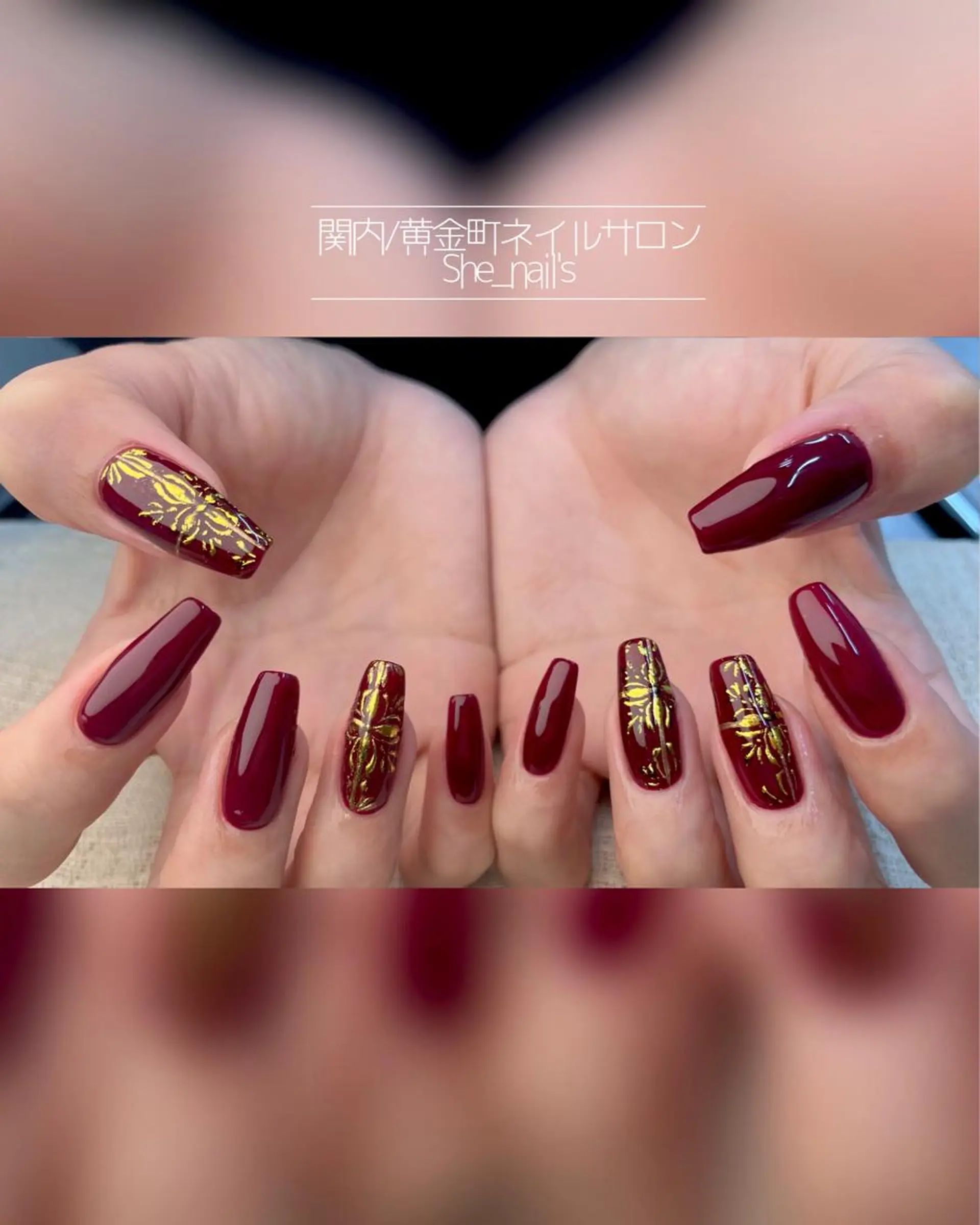 ネイル Blushオーナー Shiinaのネイルデザイン