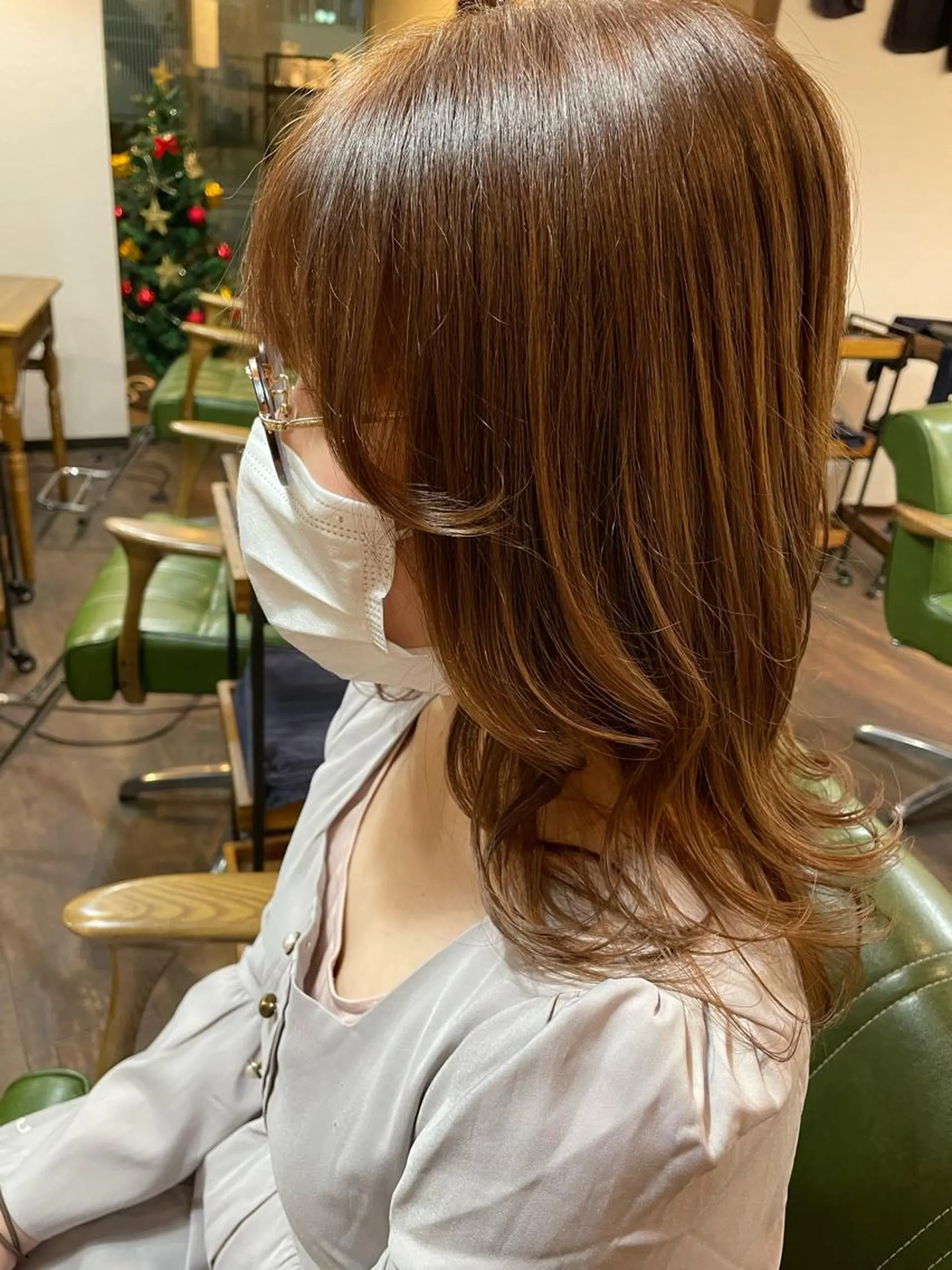 ミディアム 似合わせカラーカット 🪽chinatsuのヘアスタイル