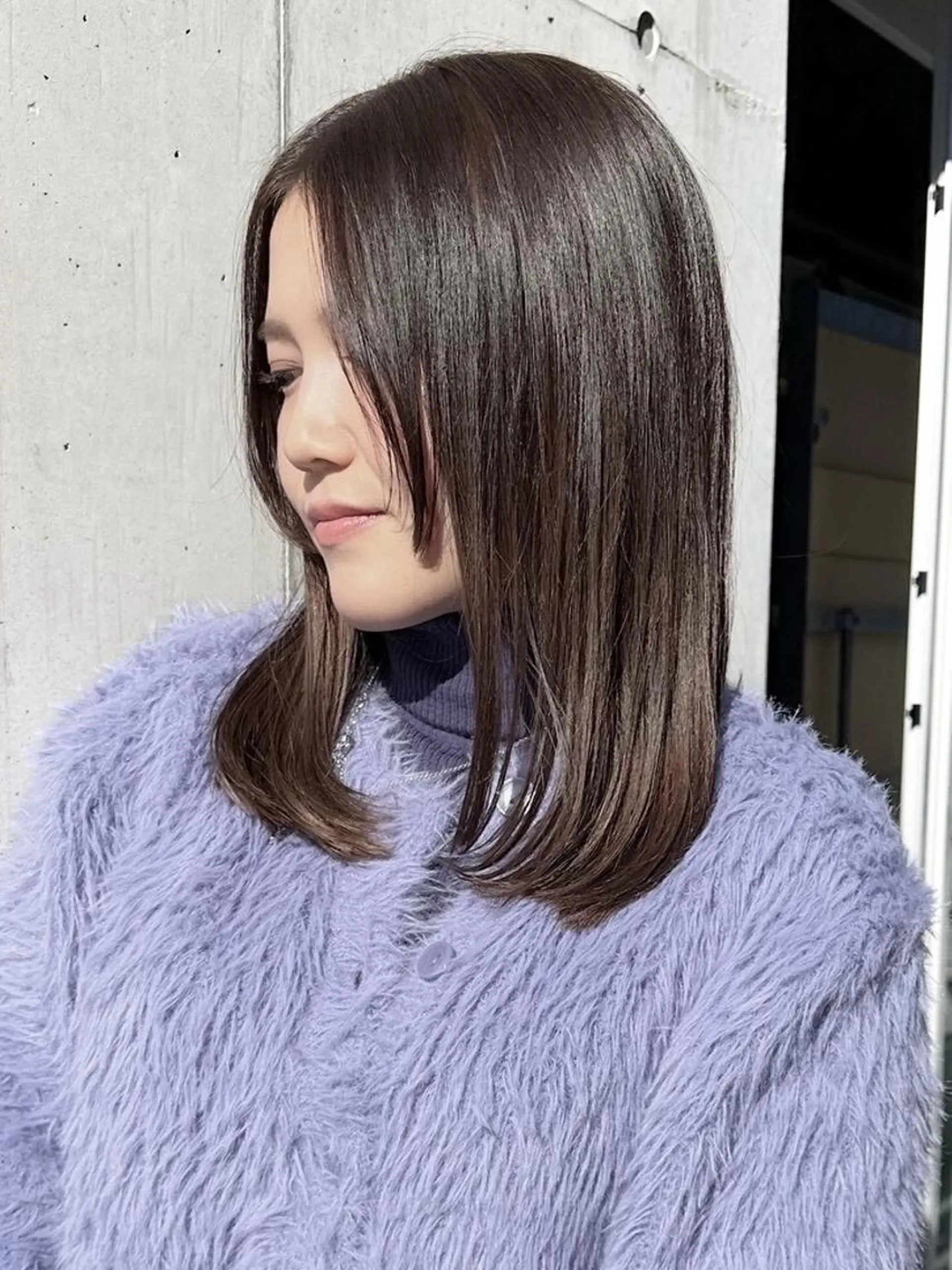 ロング カラー カット 髪質改善/美髪矯正 /高田馬場/Renのヘアスタイル