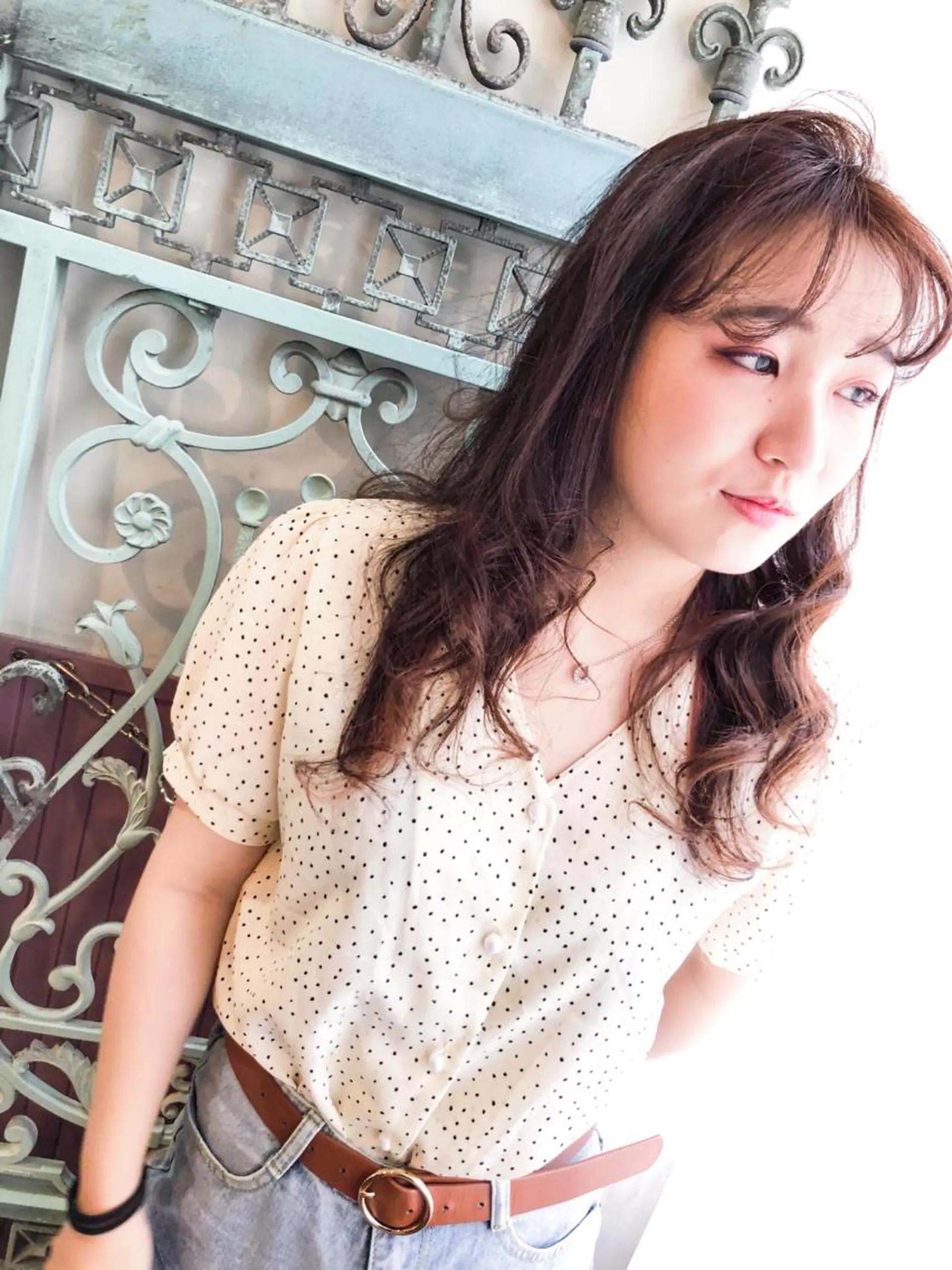 セミロング カラー パーマ ヘアアレンジ メンズ メンズブリーチ メンズハイライト メンズインナーカラー ブリーチ ケアブリーチ ヘアカラー ヘアセット 表参道Lise おおいしおりのヘアスタイル