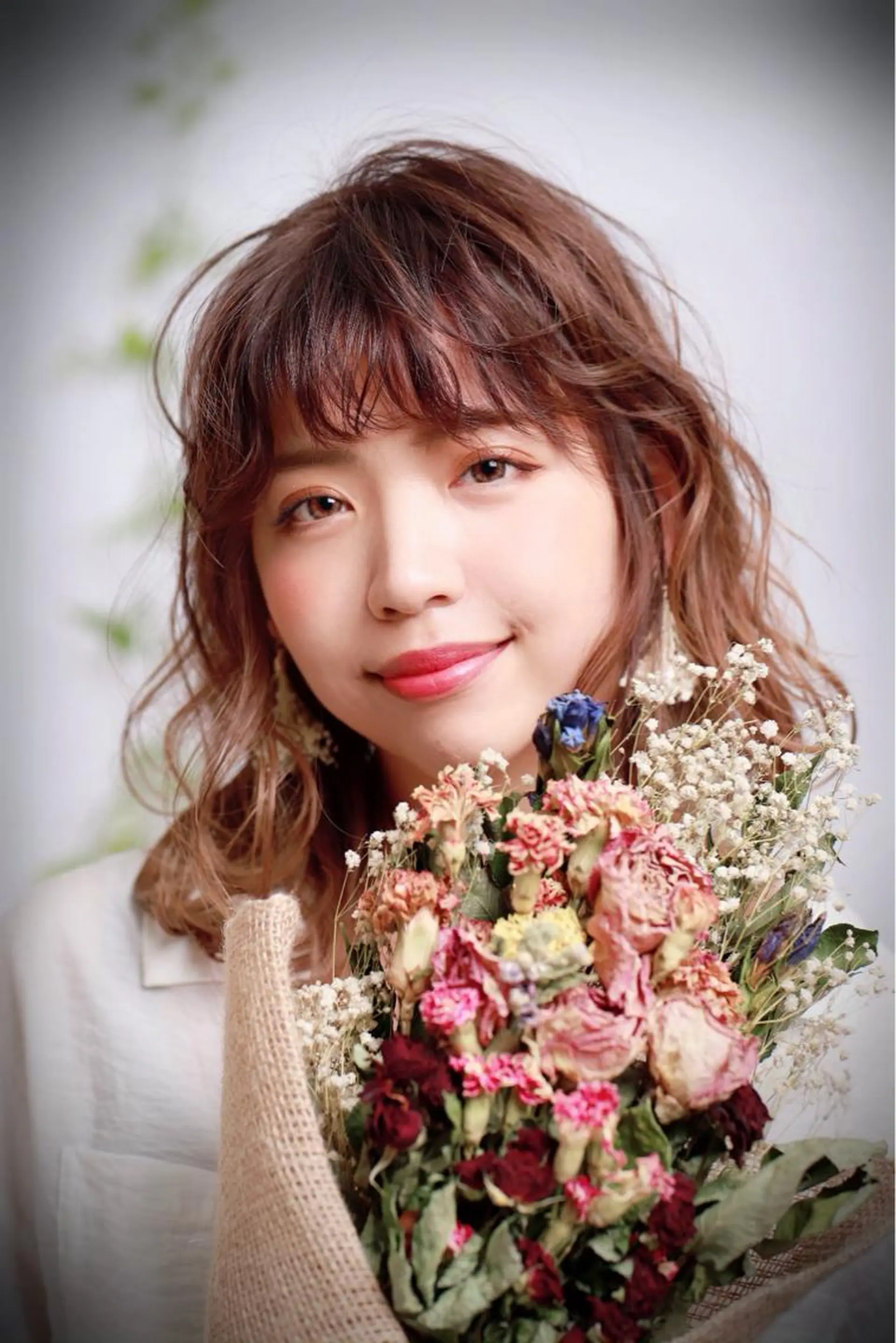 セミロング パーマ 古川 琴美のヘアスタイル